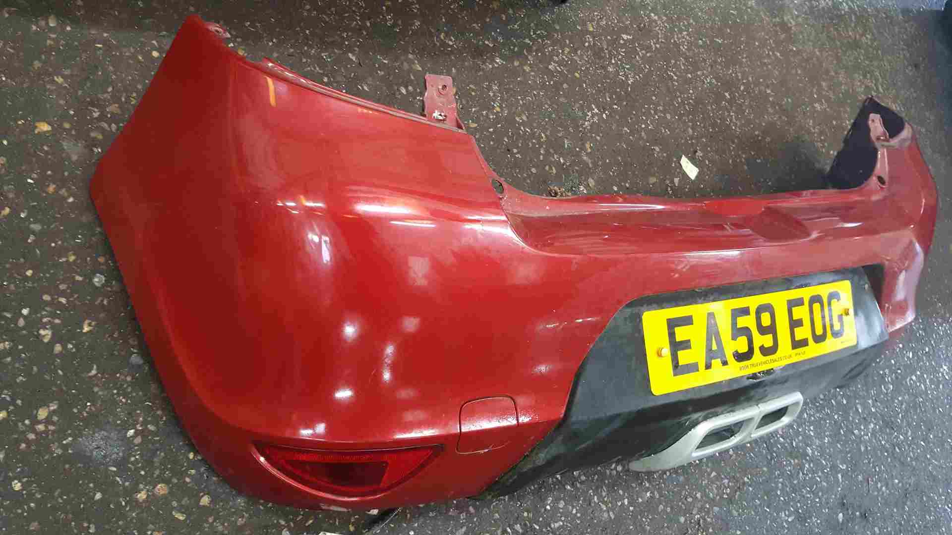 Thumb 3 Renault Clio MK3 2009-2012 Rear Bumper RED Tennj Facelift Grade A World Series