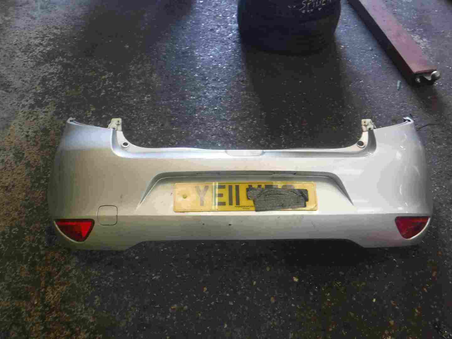 Renault Clio MK3 2009-2012 Rear Bumper Silver FACELIFT