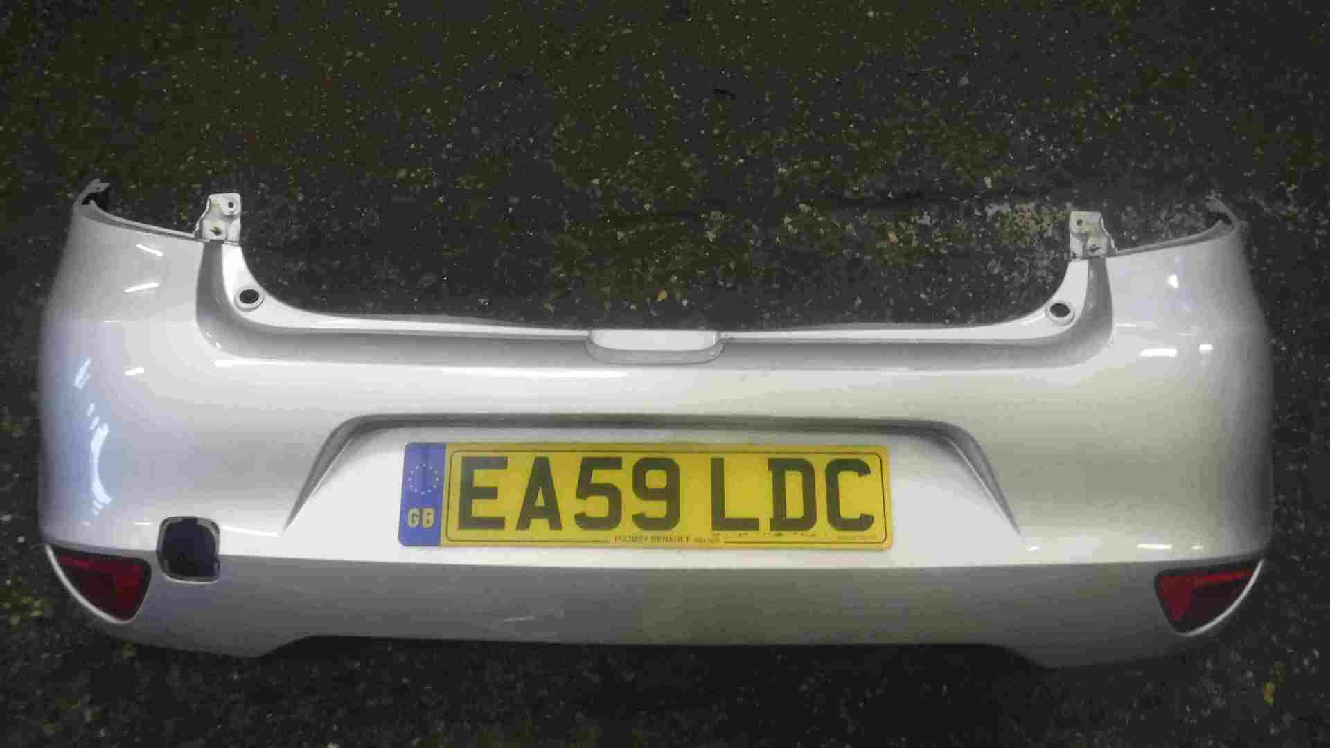 Renault Clio MK3 2009-2012 Rear Bumper Silver TED69 FACELIFT