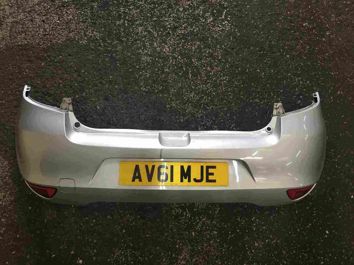 Renault Clio MK3 2009-2012 Rear Bumper Silver TED69