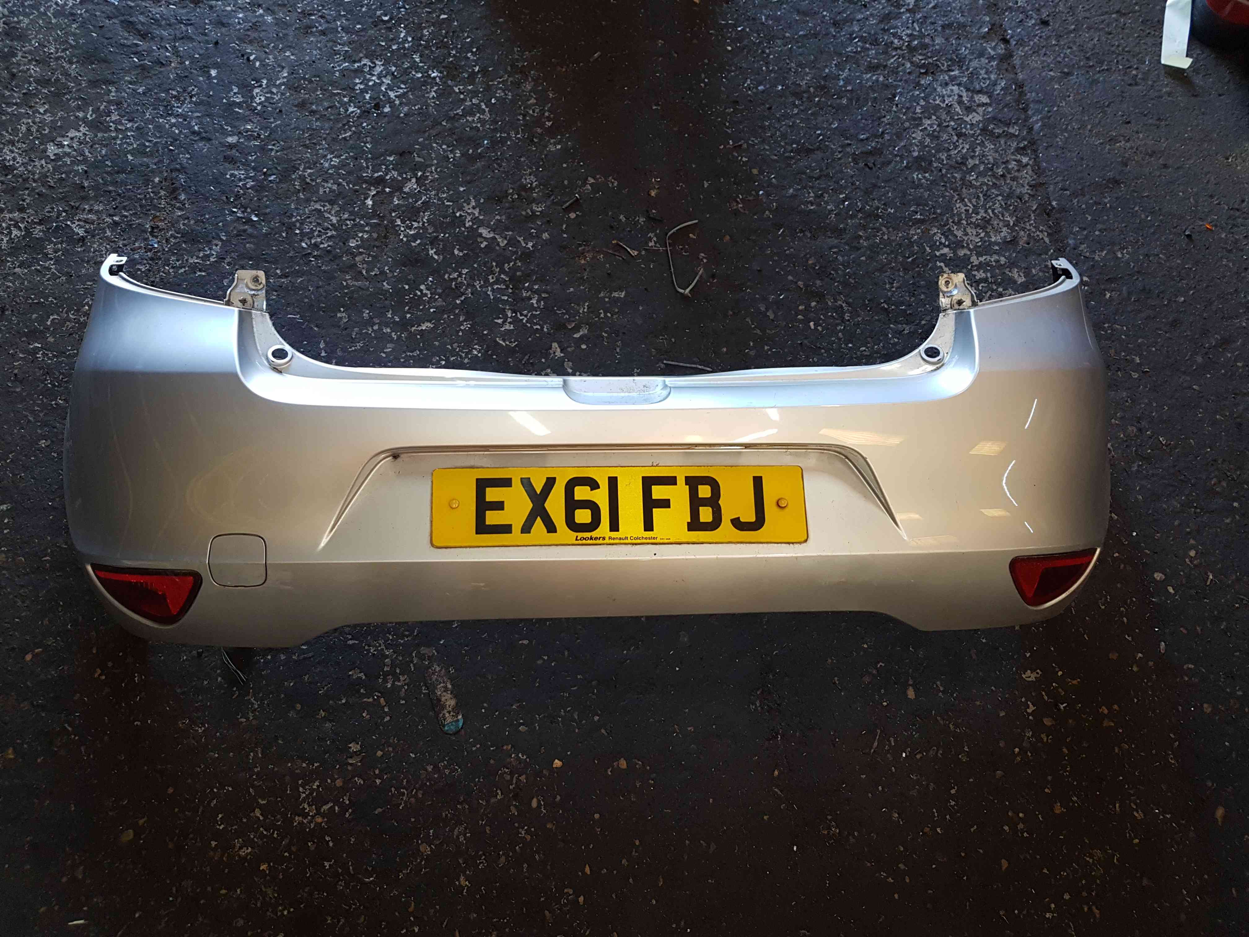 Thumb 2 Renault Clio MK3 2009-2012 Rear Bumper Silver Ted69 195