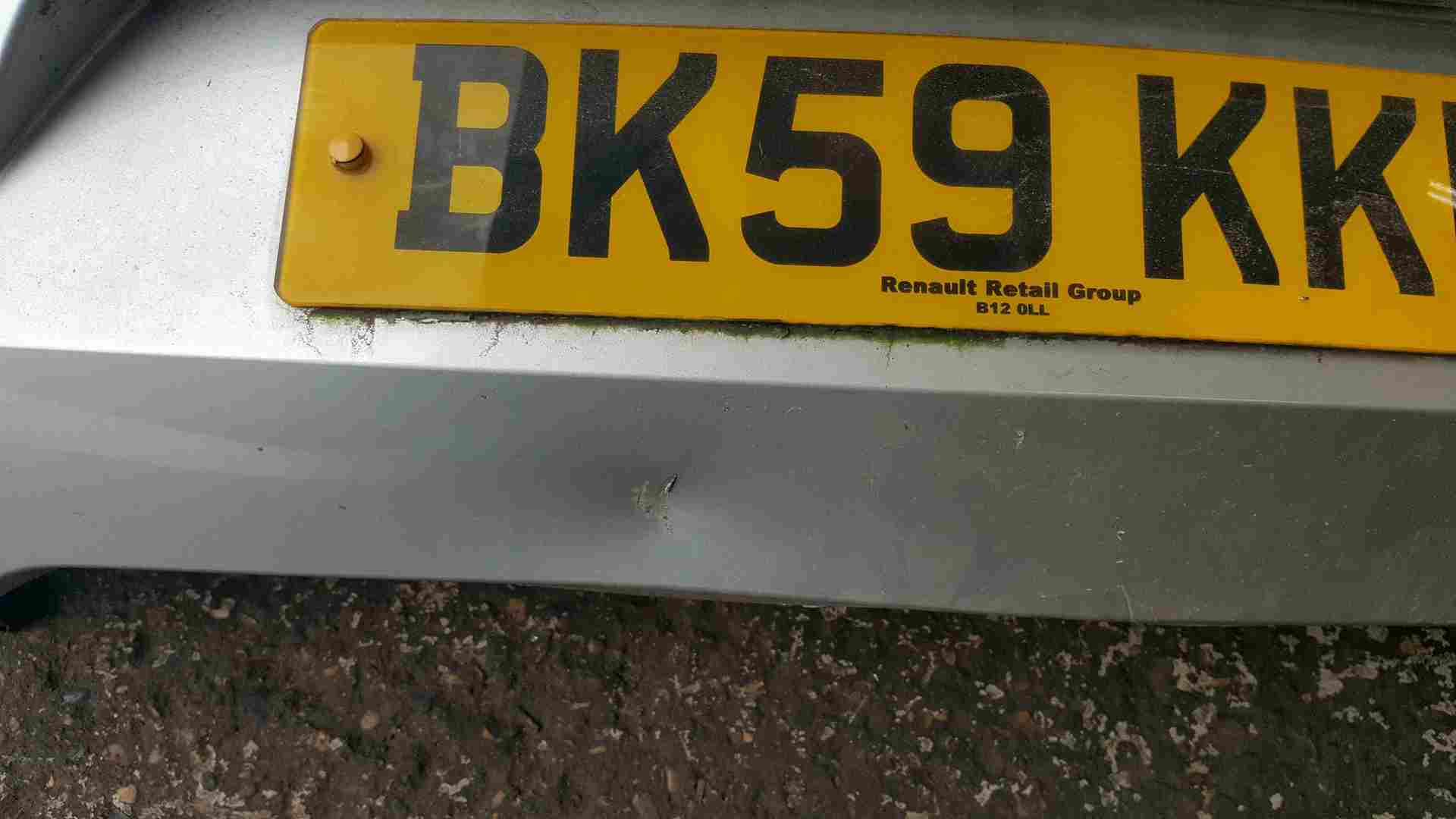 Thumb 2 Renault Clio MK3 2009-2012 Rear Bumper Silver Ted69