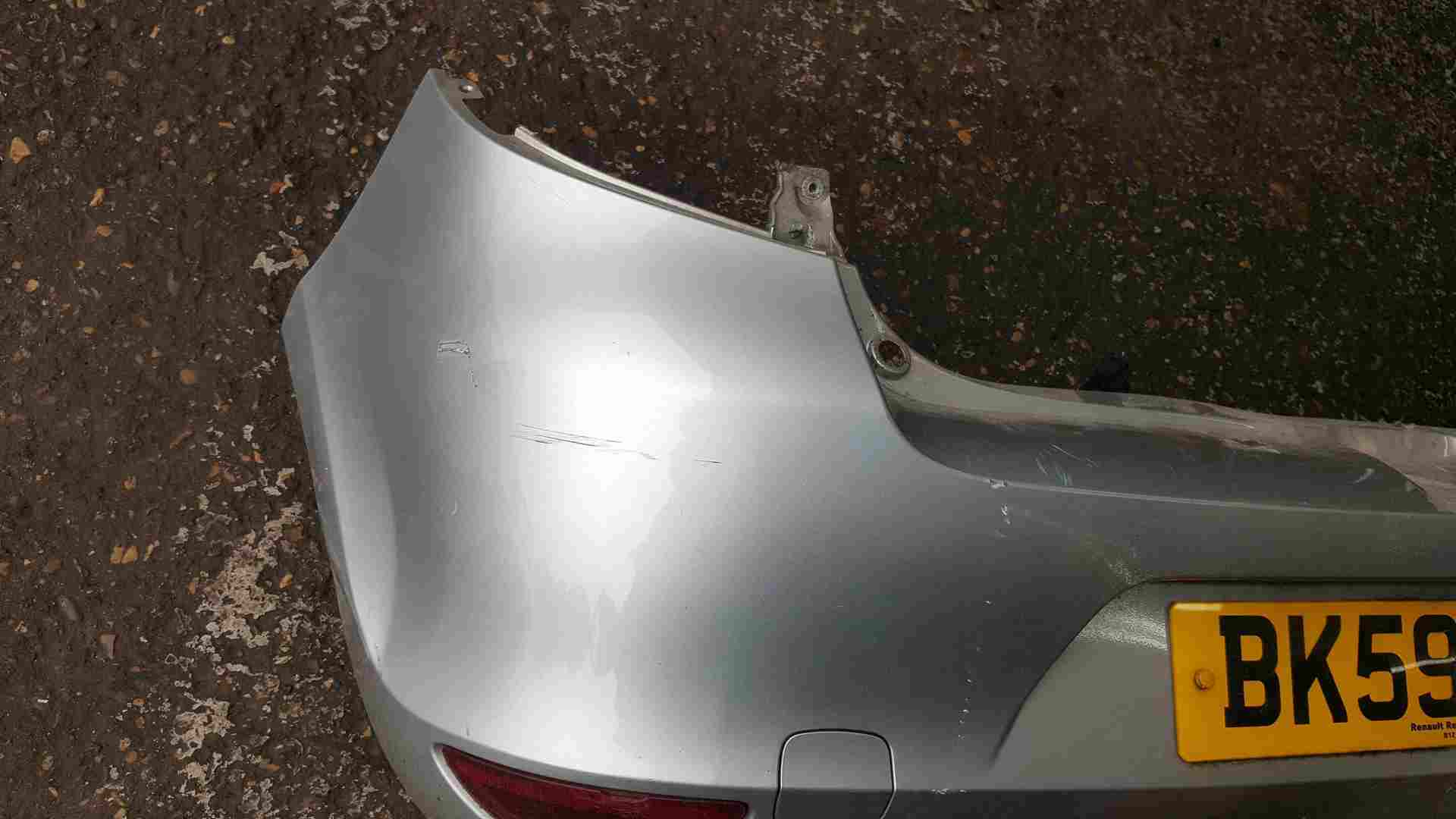 Thumb 3 Renault Clio MK3 2009-2012 Rear Bumper Silver Ted69