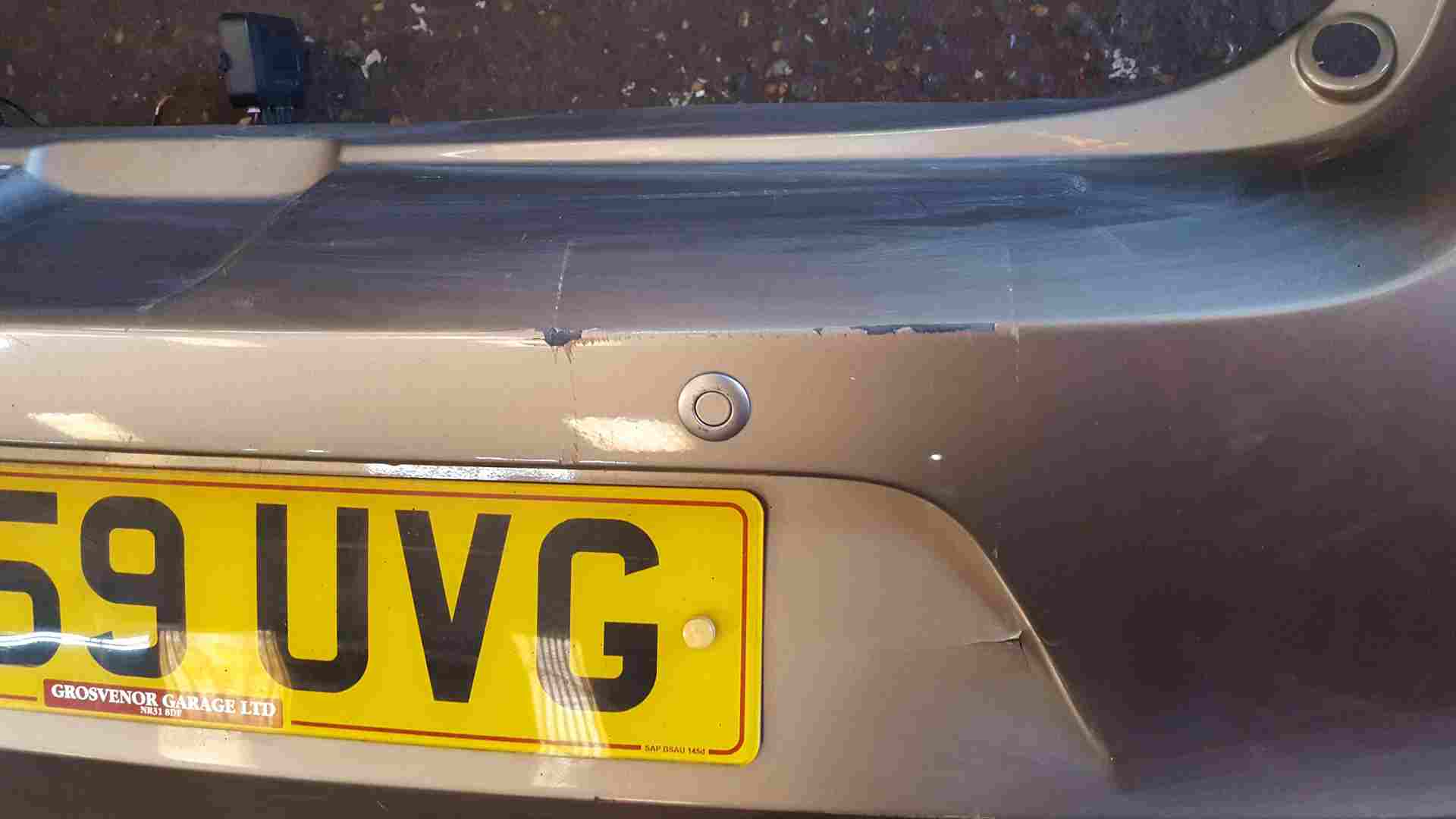 Thumb 6 Renault Clio MK3 2009-2012 Rear Bumper Silver Tehnk Beige Cender Reverse Sensors