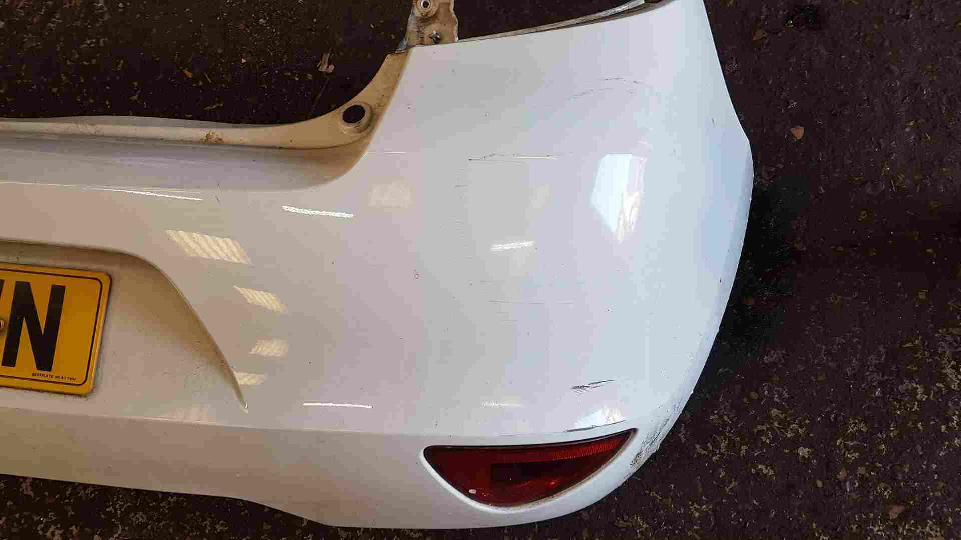 Thumb 2 Renault Clio MK3 2009-2012 Rear Bumper White Ov369 Facelift
