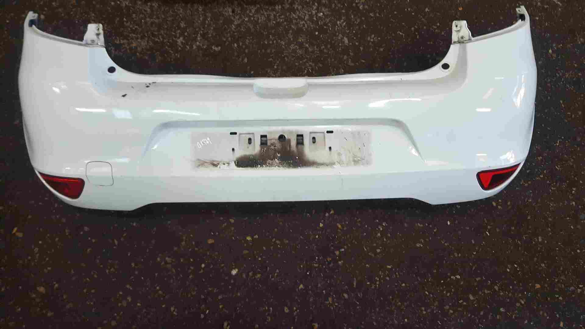 Renault Clio MK3 2009-2012 Rear Bumper White Ov369 Facelift Ov369 PH2 PHASE 2