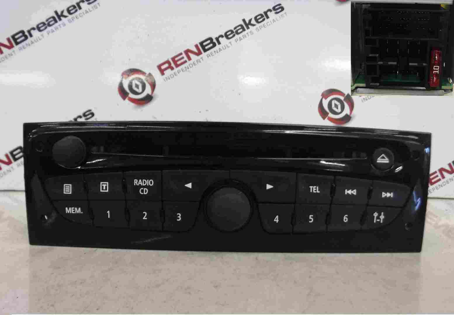 Renault Clio MK3 2009-2012 TOM Tom Cd Player SAT Nav Navigation Radio Gloss 