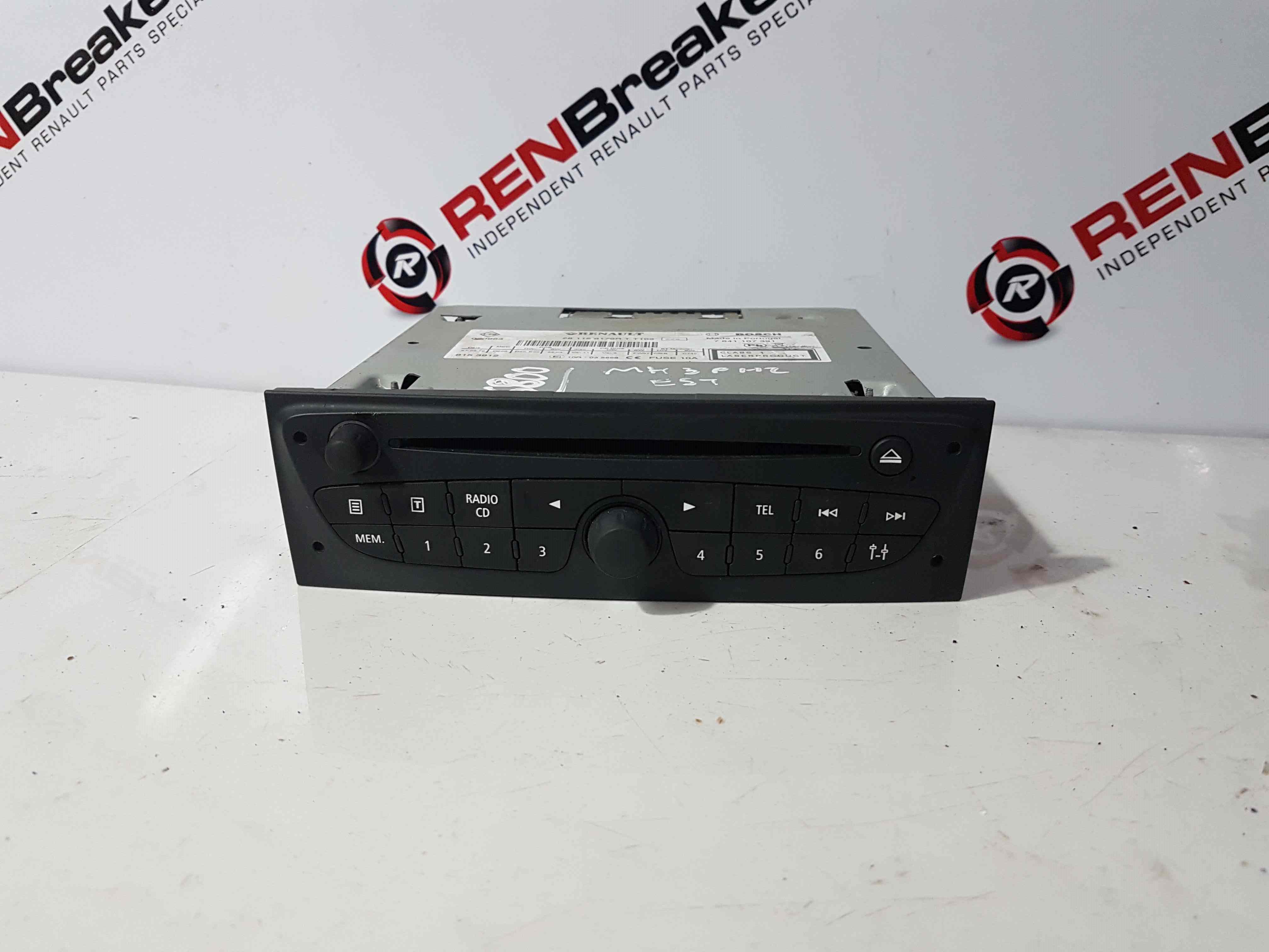 Thumb 8 Renault Clio MK3 2009-2012 TOM Tom SAT Nav Cd Player Radio 281158179R + code