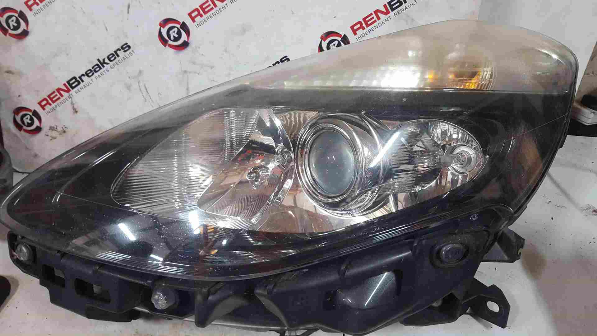 Renault Clio MK3 GT 2009-2012 Passenger NSF Front Headlight black Backing
