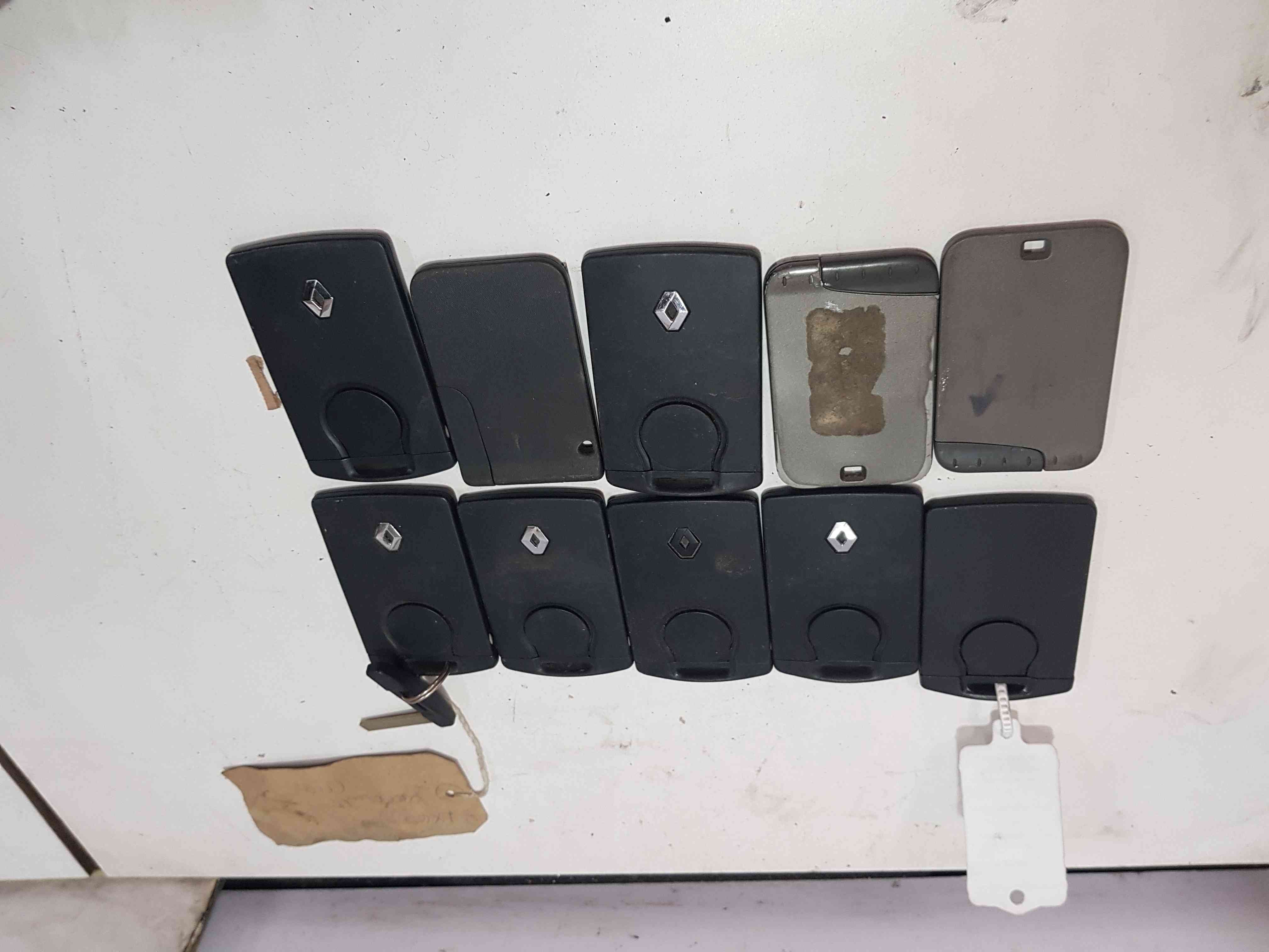 Thumb 4 Renault Clio MK3 Mk4 Laguna 1998-2021 KEY Card JOB Lot X10