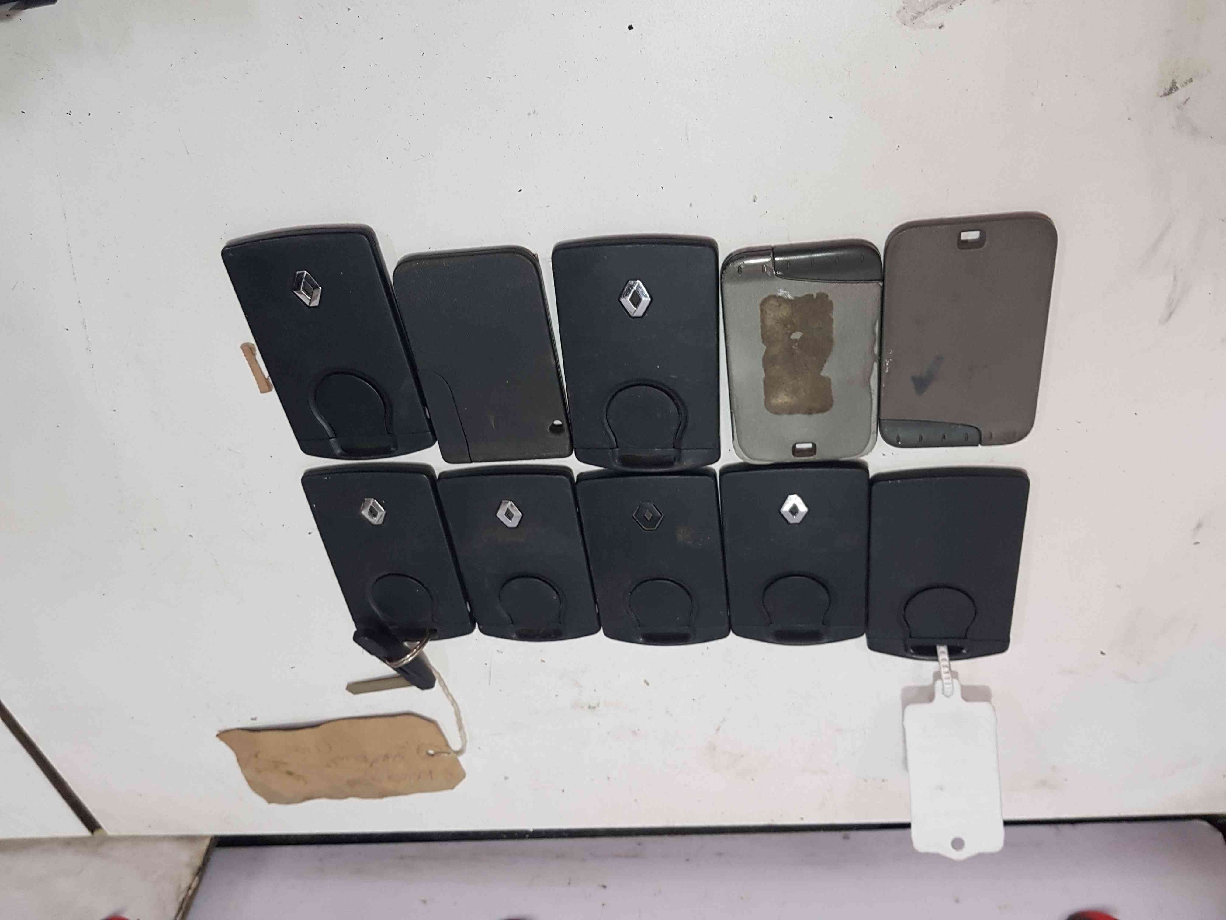 Thumb 5 Renault Clio MK3 Mk4 Laguna 1998-2021 KEY Card JOB Lot X10