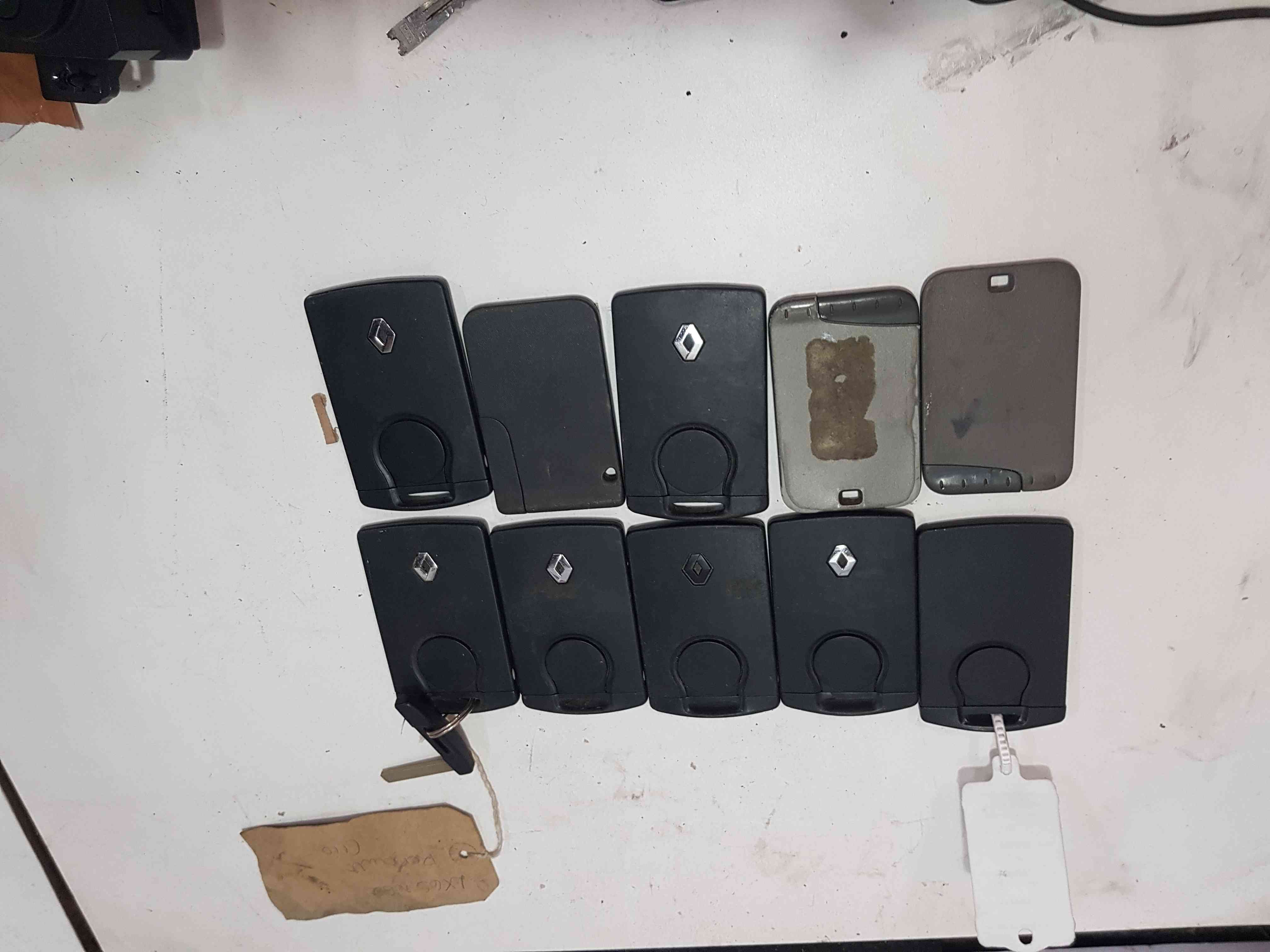 Thumb 6 Renault Clio MK3 Mk4 Laguna 1998-2021 KEY Card JOB Lot X10