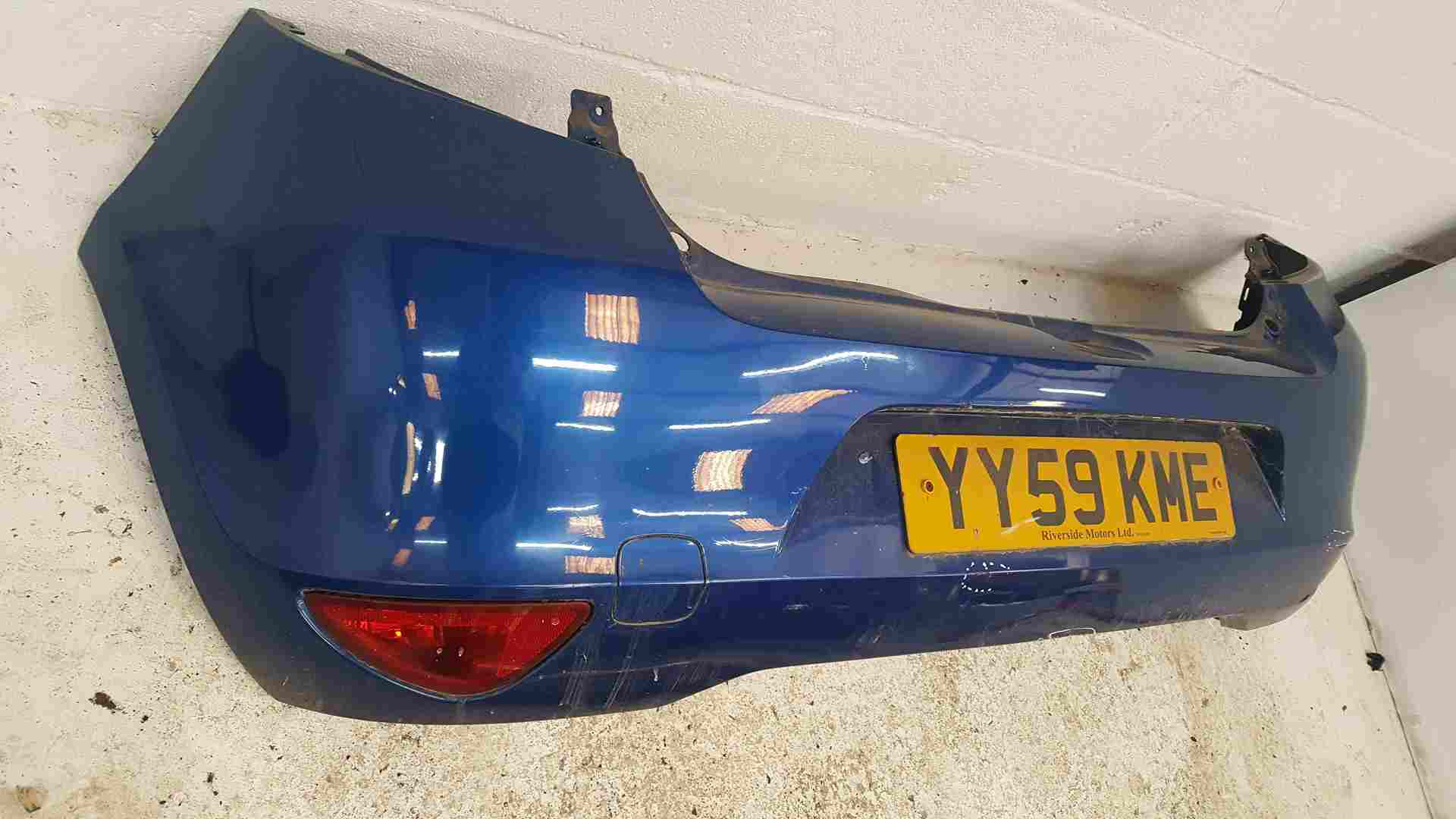 Thumb 2 Renault Clio MK3 Ph2 2009-2012 Facelift Rear Bumper Blue Terna Marked