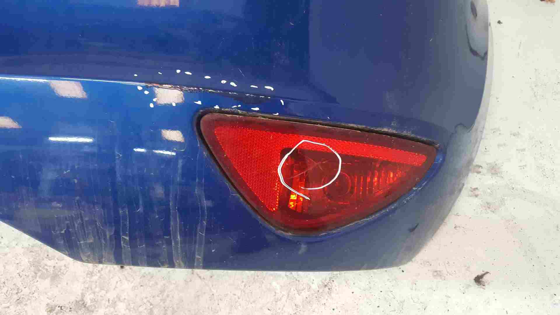 Thumb 5 Renault Clio MK3 Ph2 2009-2012 Facelift Rear Bumper Blue Terna Marked