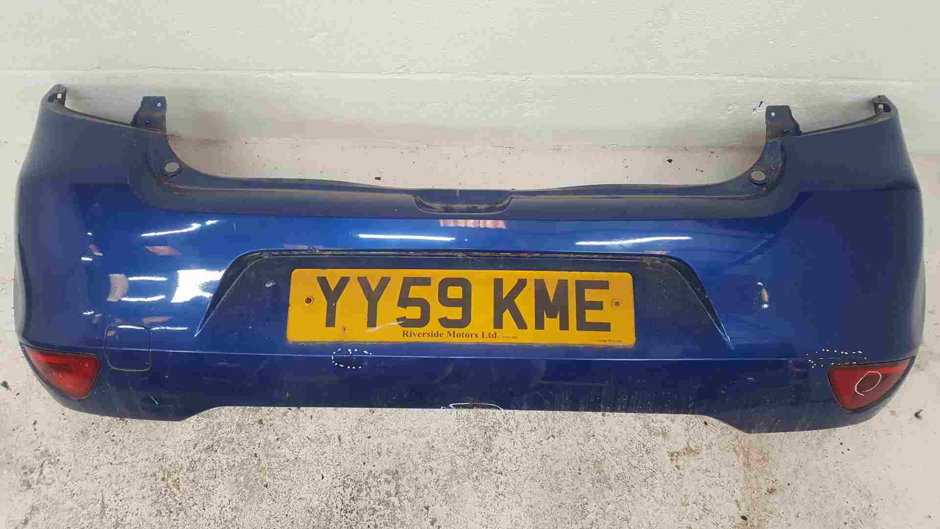 Thumb 7 Renault Clio MK3 Ph2 2009-2012 Facelift Rear Bumper Blue Terna Marked