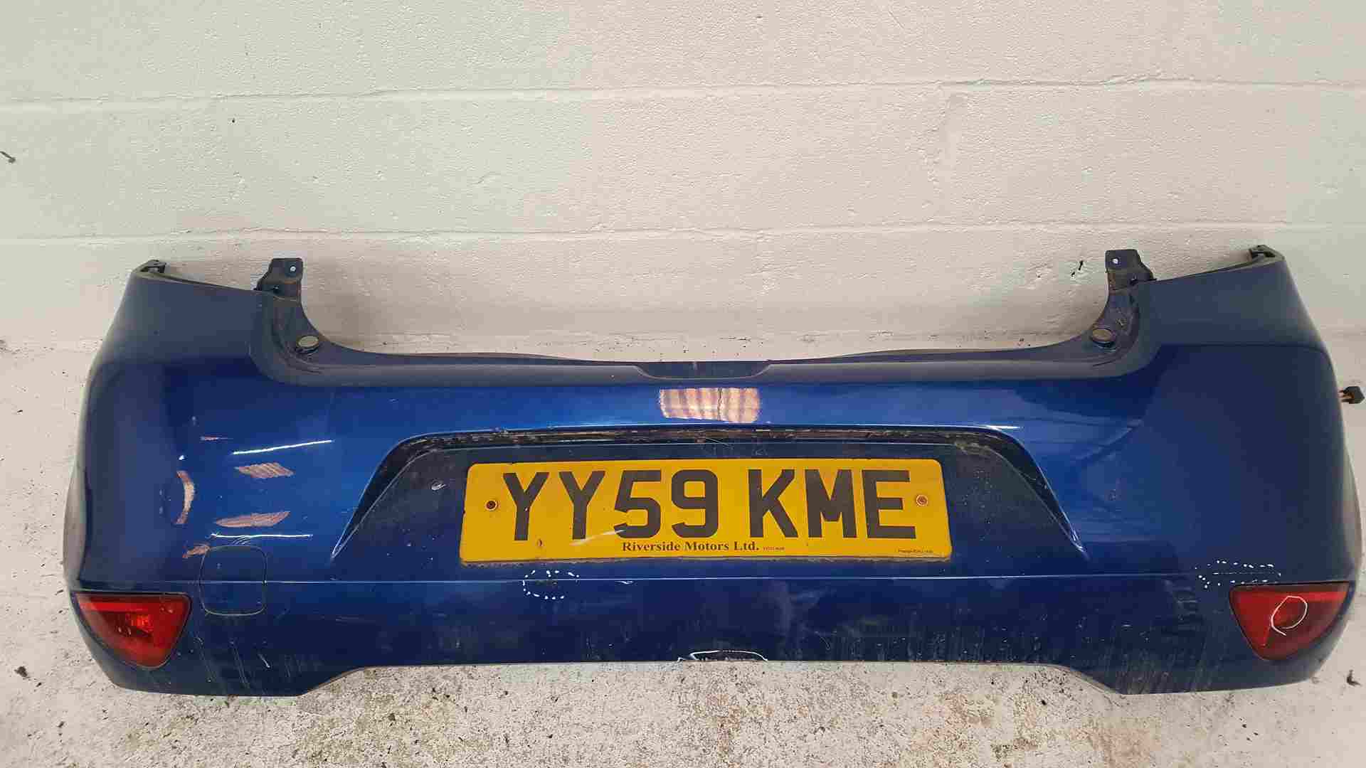 Renault Clio MK3 Ph2 2009-2012 Facelift Rear Bumper Blue Terna Marked
