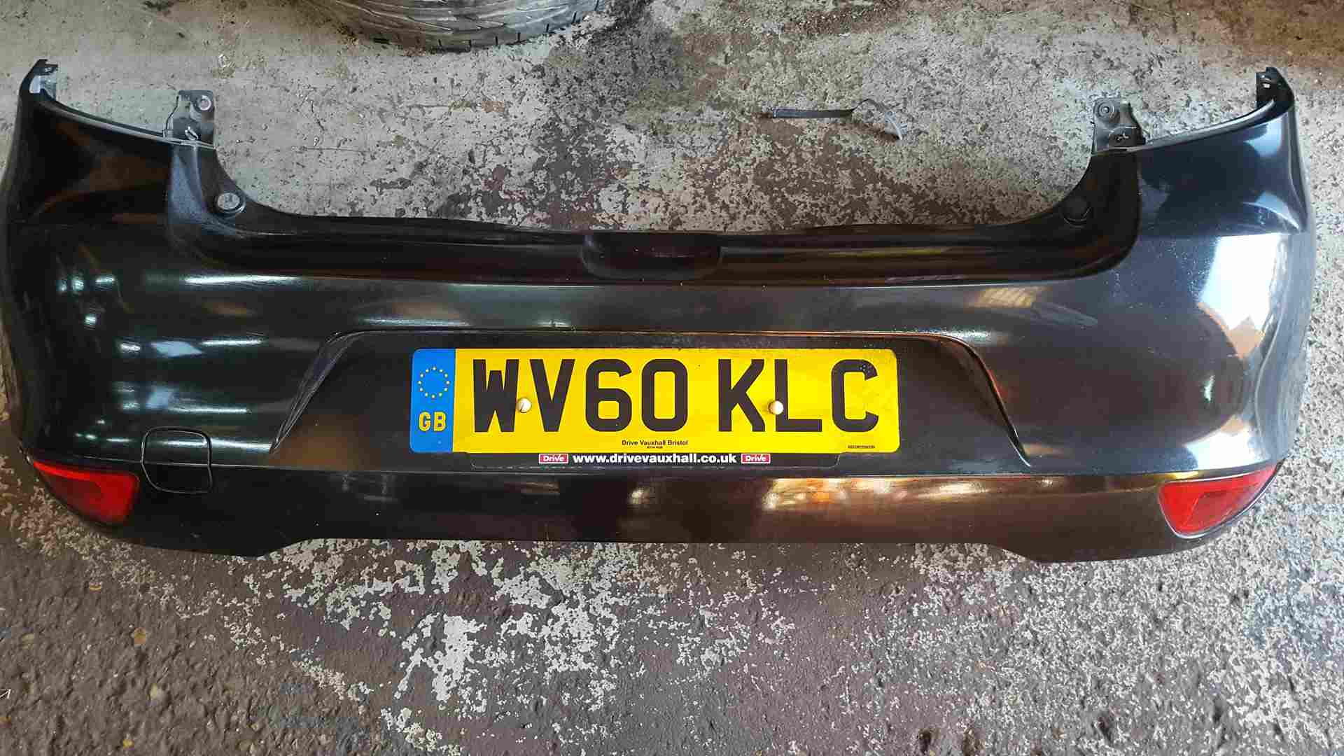 Renault Clio MK3 Ph2 2009-2012 Rear Bumper Black Nv676 676 