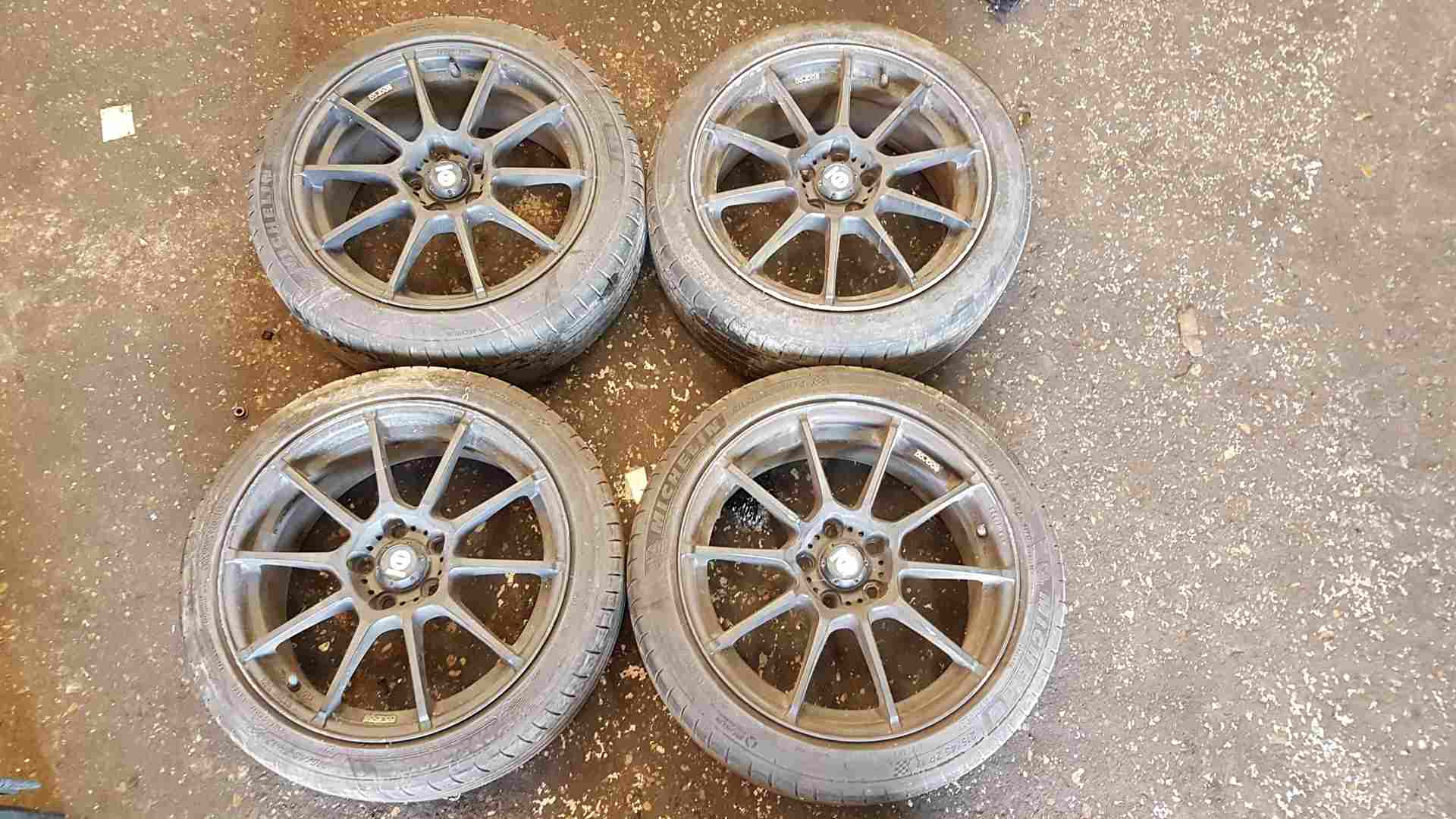 Thumb 2 Renault Clio MK3 RS200 2005-2012 Sparco Alloy Wheels Wheel Set x4 4/5 125 45 17