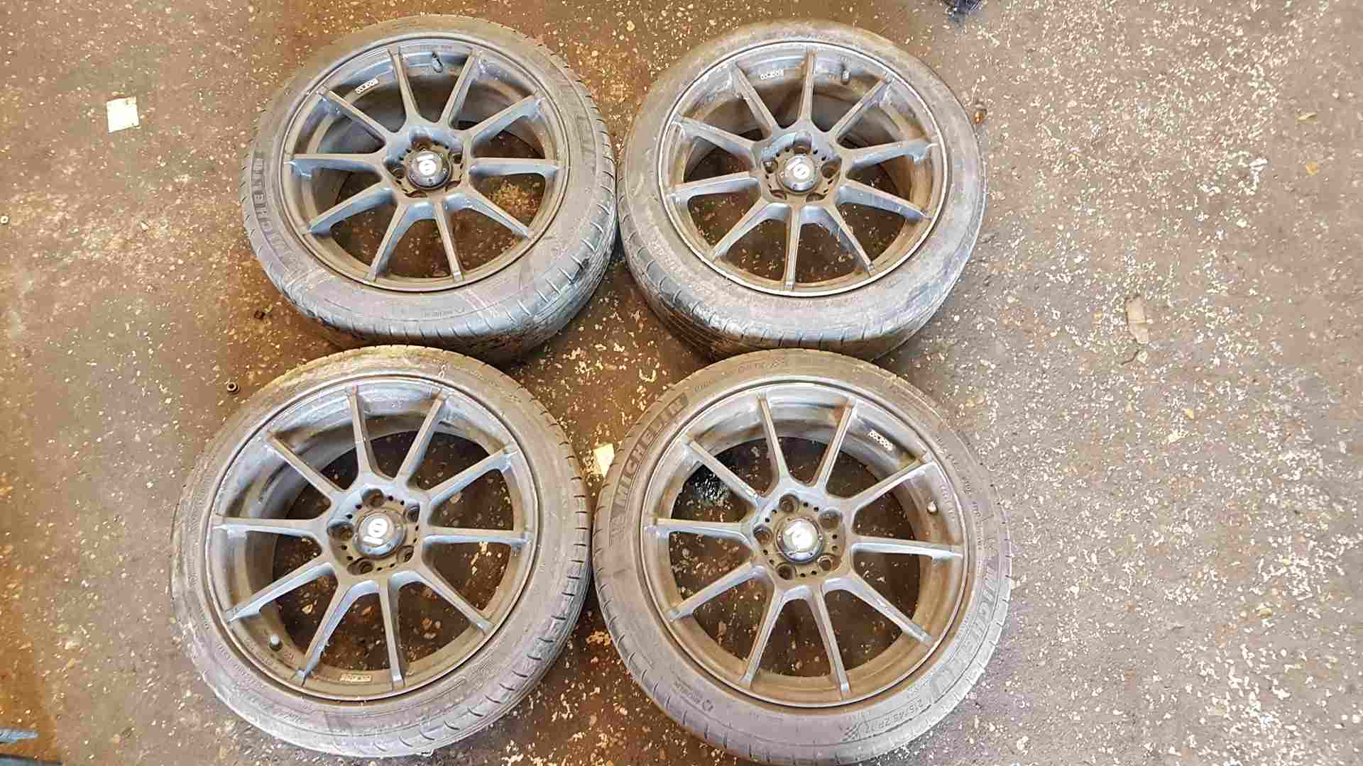 Thumb 3 Renault Clio MK3 RS200 2005-2012 Sparco Alloy Wheels Wheel Set x4 4/5 125 45 17