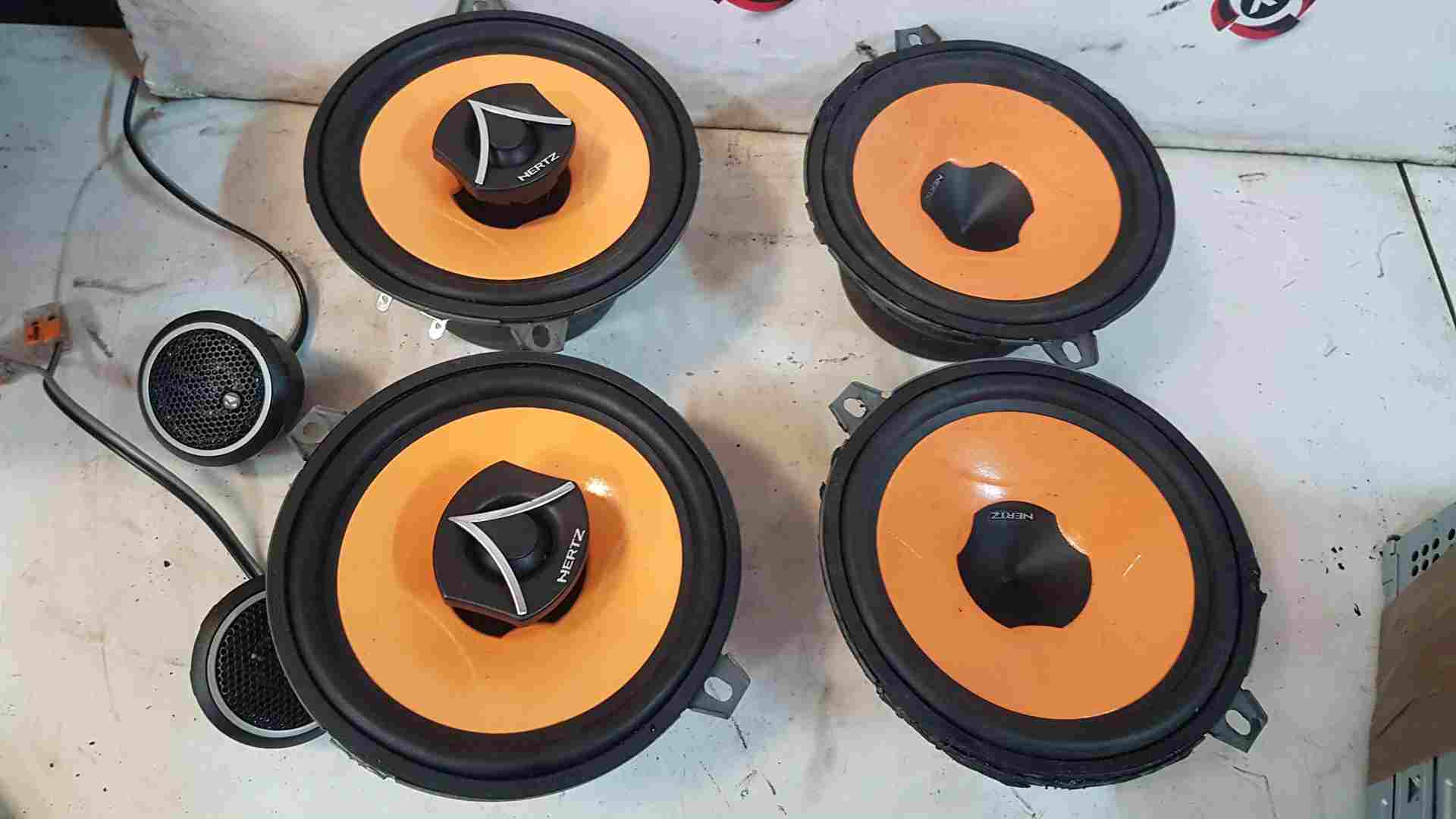 Renault Clio MK3 Sport 2005-2009 Hertz ecx 130 Speakers SET + Tweeters 100w