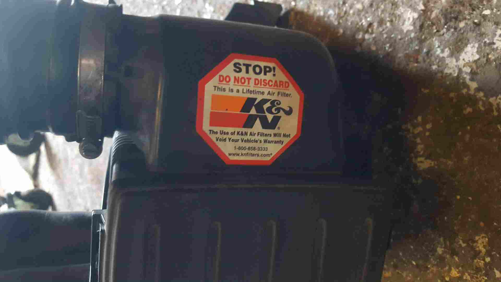 Thumb 6 Renault Clio MK3 Sport 2005-2009 KTR Air Filter + Filter BOX K N Sticker