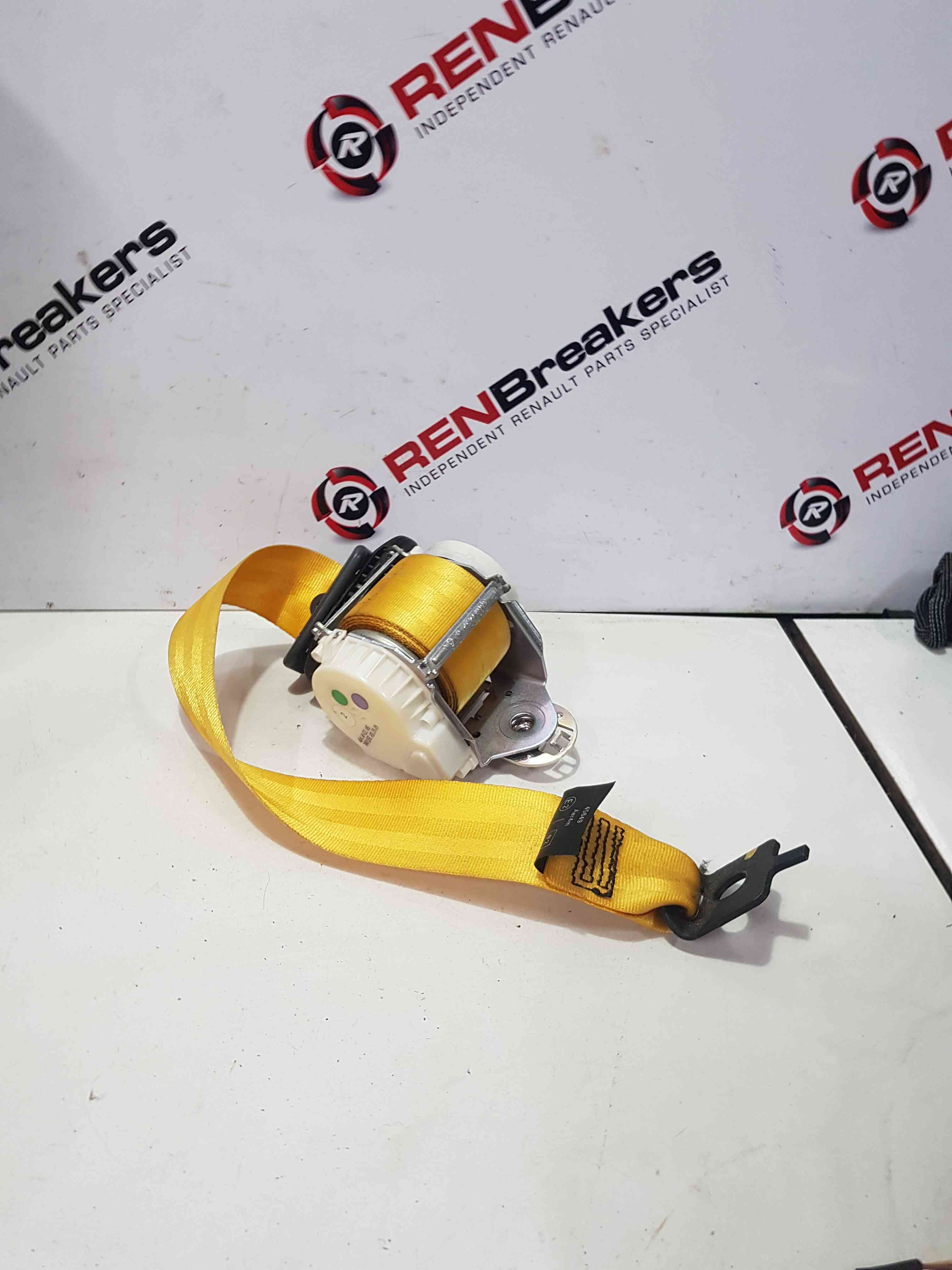 Thumb 7 Renault Clio MK3 Sport MK3 2009-2012 OSR Drivers Rear Seat Belt Yellow