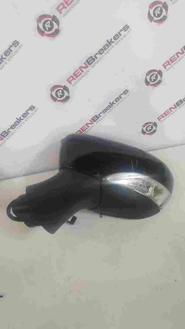Renault Clio MK4 2012-2018 Passenger NS Wing Mirror Black