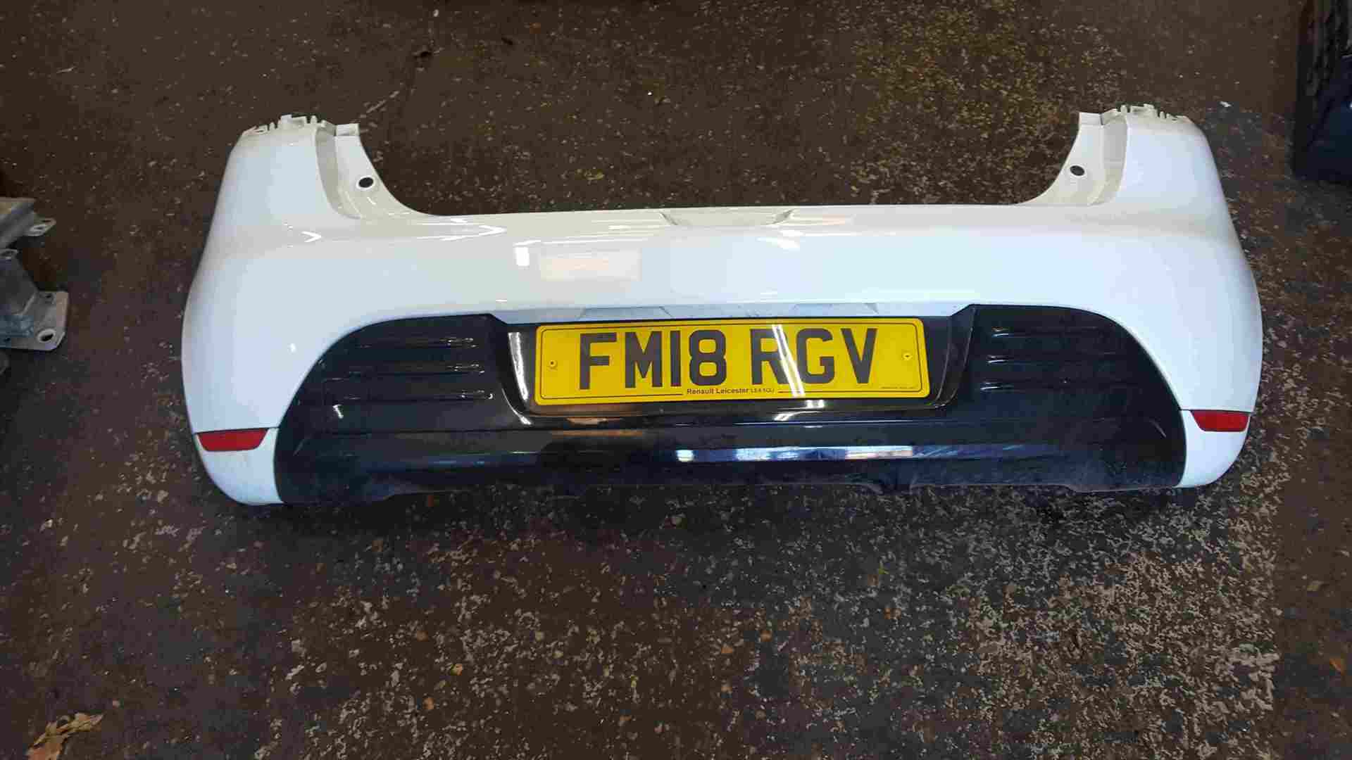Renault Clio MK4 2012-2019 Rear Bumper White Ov369
