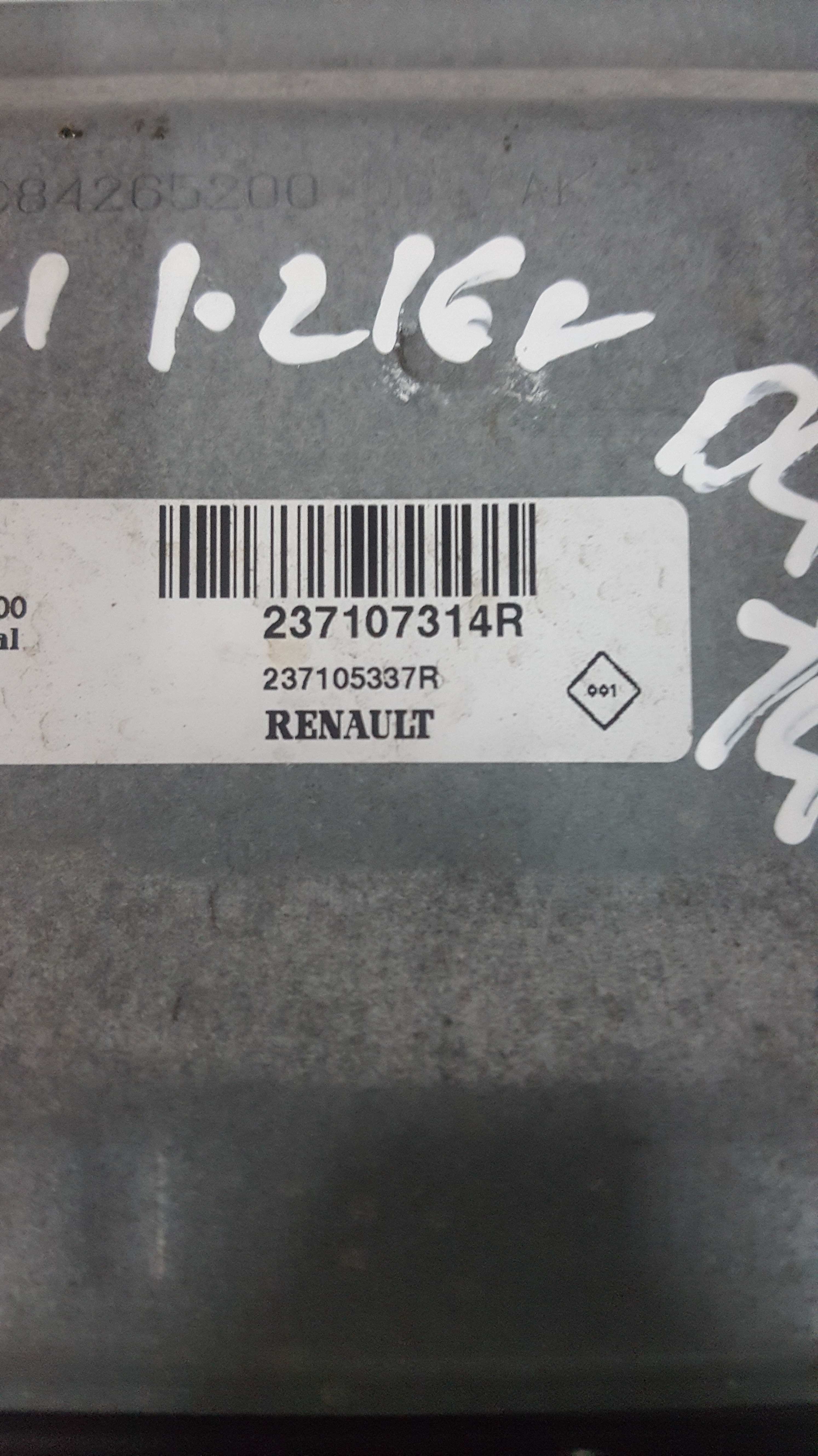 Renault Clio MK4 2013-2015 1.2 16V Engine Control Unit ECU 237107314R 237105337R