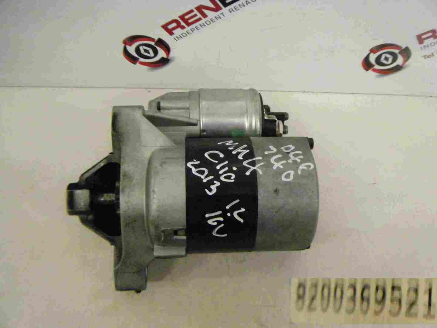 Renault Clio MK4 2013-2019 1.2 16v Starter Motor 8200369521