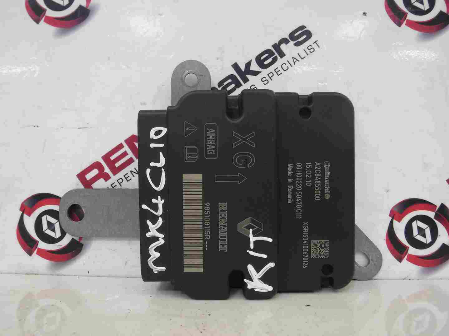 Renault Clio MK4 2013-2019 Airbag ECU Module Spares And Repairs 985108115R