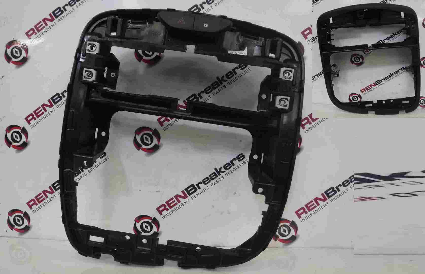 Renault Clio MK4 2013-2019 Centre Display Surround Bracket Trim 681044296