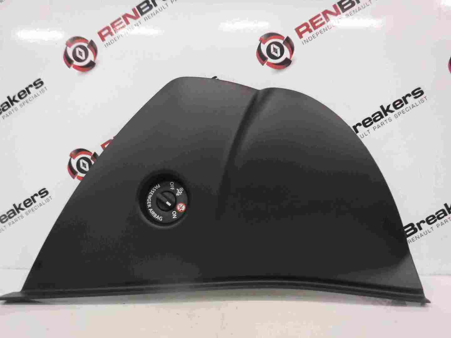 Renault Clio MK4 2013-2019 Drivers OS Dashboard End Cap Cover Airbag Switch