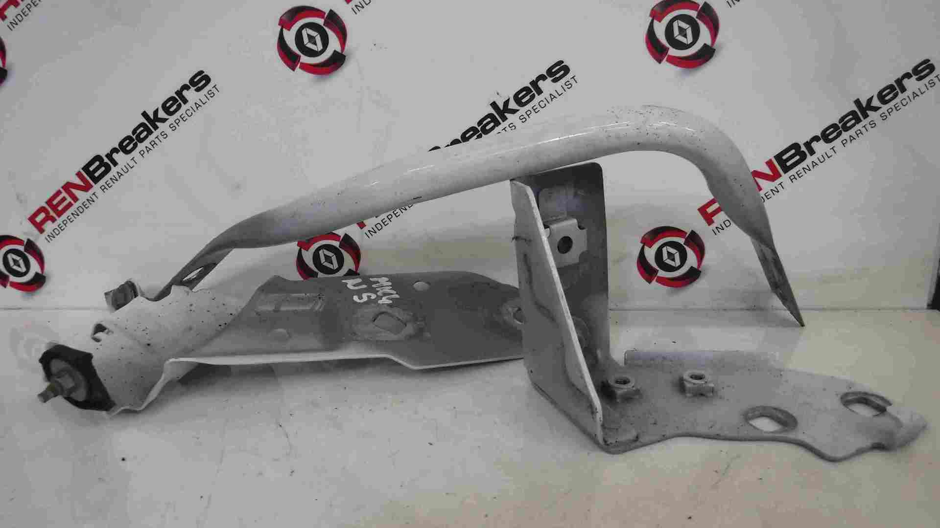 Renault Clio MK4 2013-2019 Drivers OSF Front Wing Bumper Brackets White Set