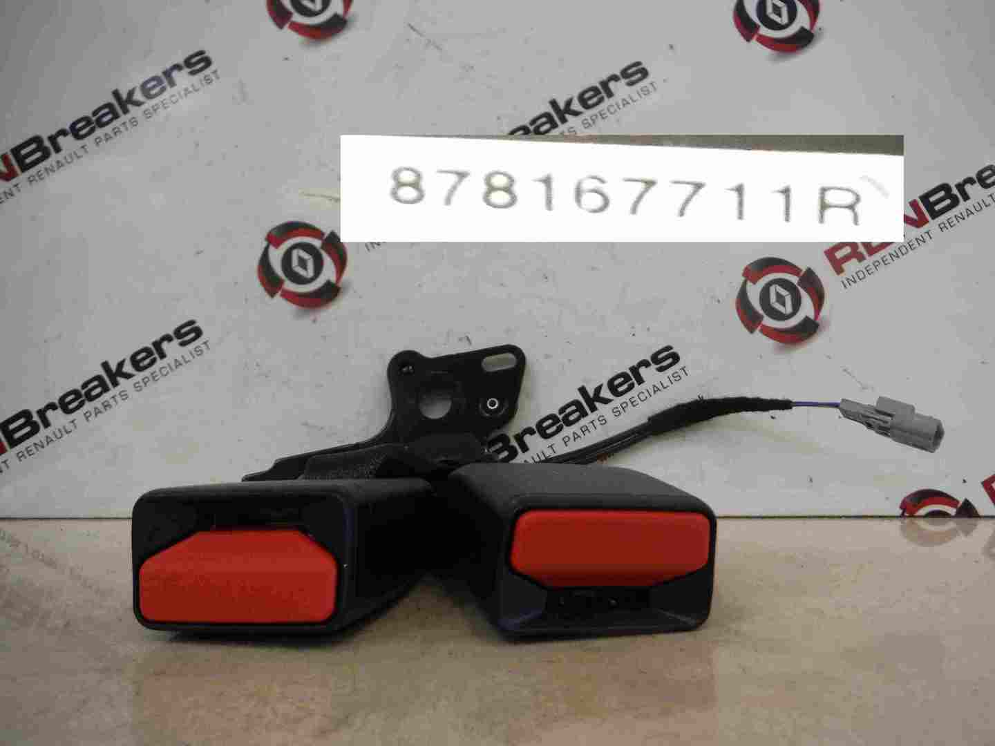Renault Clio MK4 2013-2019 Drivers OSR Rear Seat Belt Buckle Anchor 878167711r