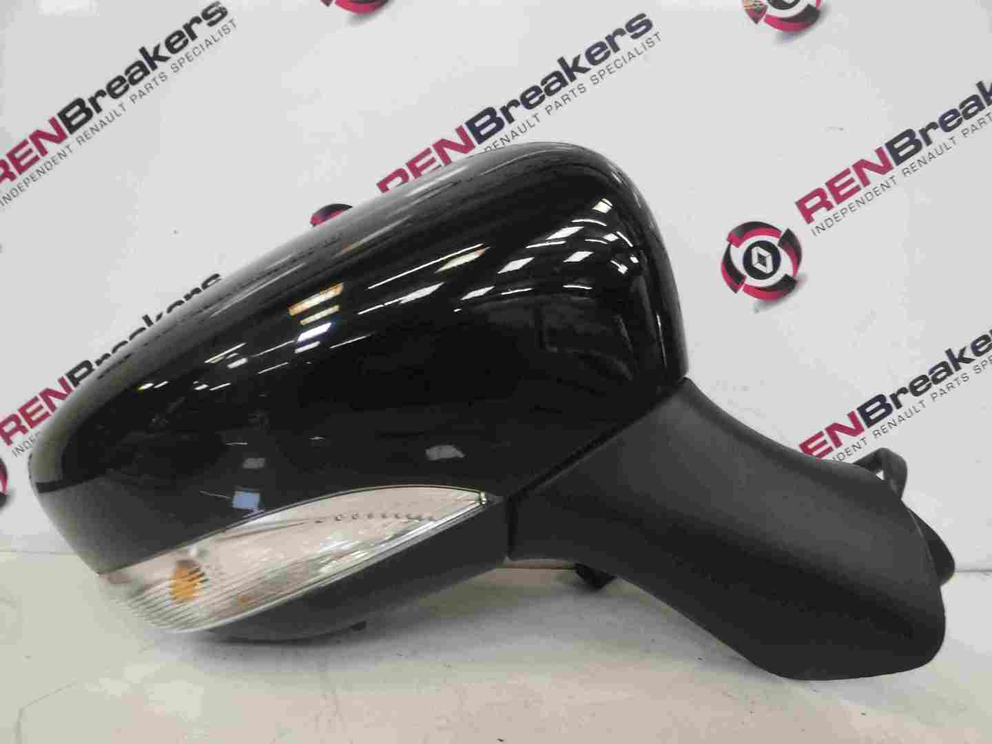 Renault Clio MK4 2013-2019 Drivers Os Wing Mirror Black Folding 963016147R