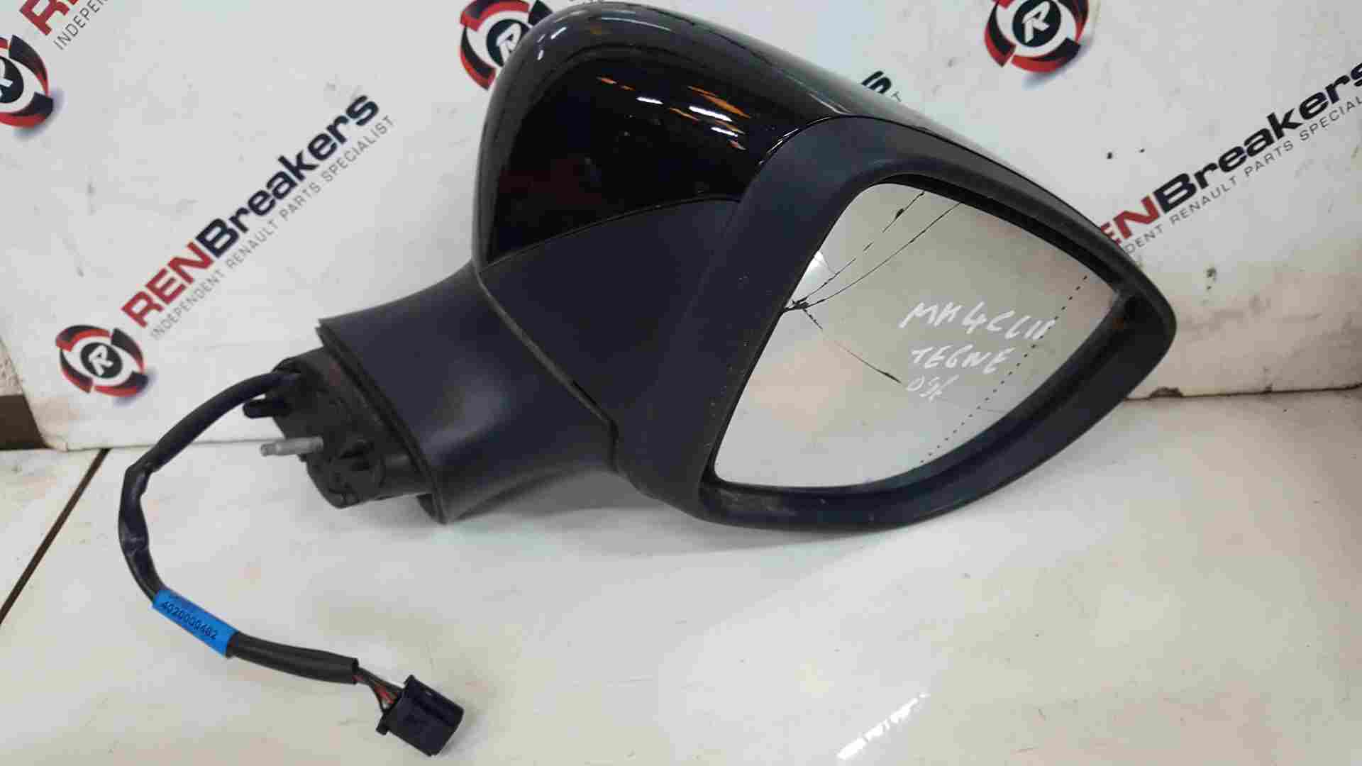 Thumb 3 Renault Clio MK4 2013-2019 Drivers Os Wing Mirror Black Tegne Broken Mirror