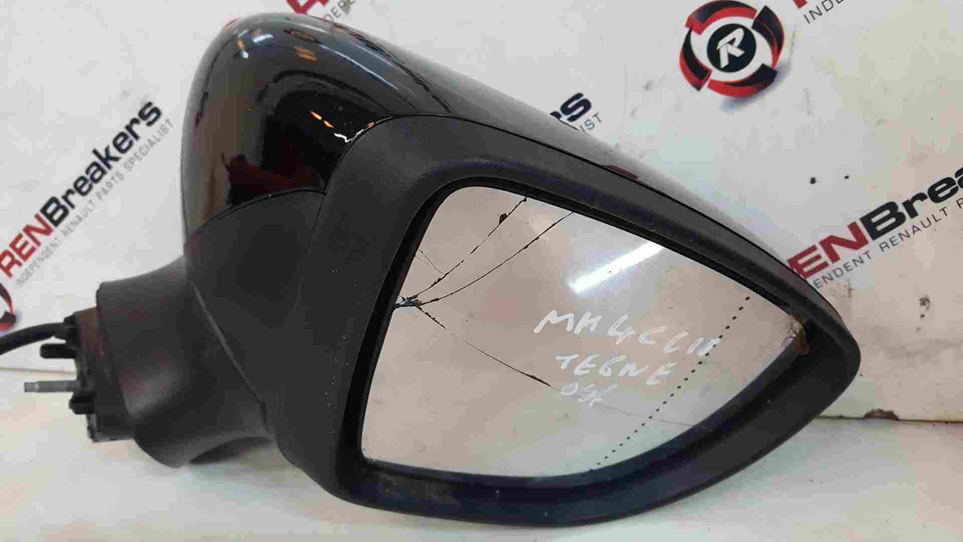Thumb 4 Renault Clio MK4 2013-2019 Drivers Os Wing Mirror Black Tegne Broken Mirror