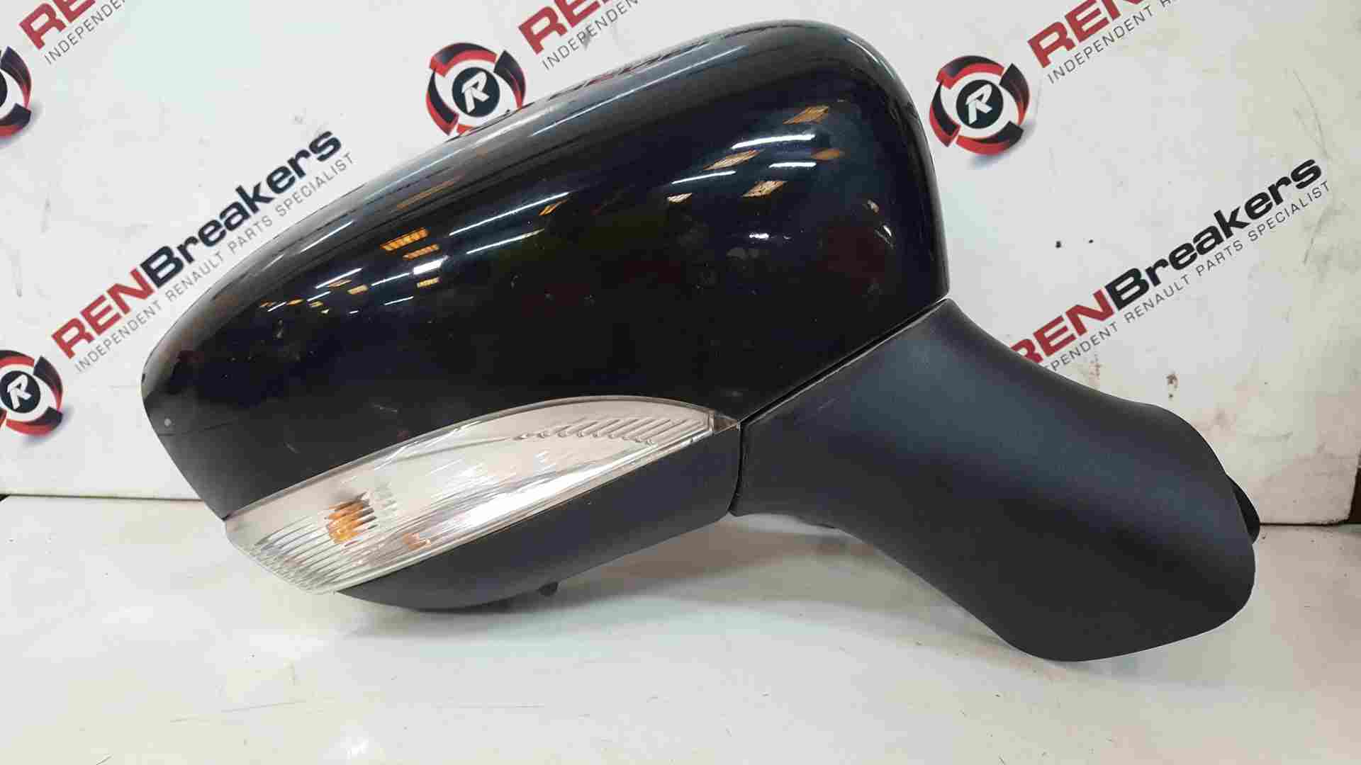 Renault Clio MK4 2013-2019 Drivers Os Wing Mirror Black Tegne Broken Mirror