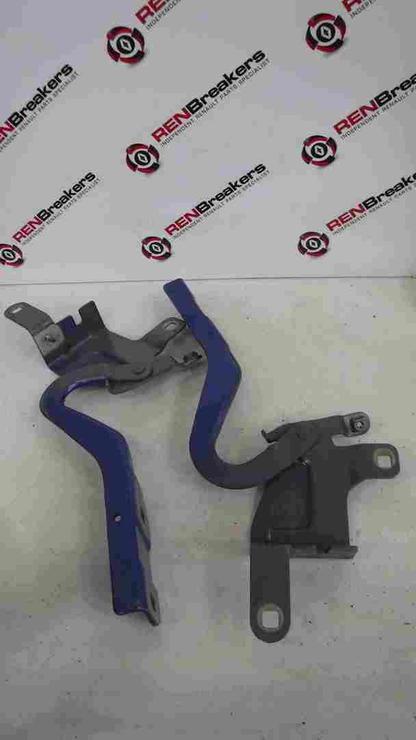 Renault Clio MK4 2013-2019 Front Bonnet Hinges Pair Blue TERNT
