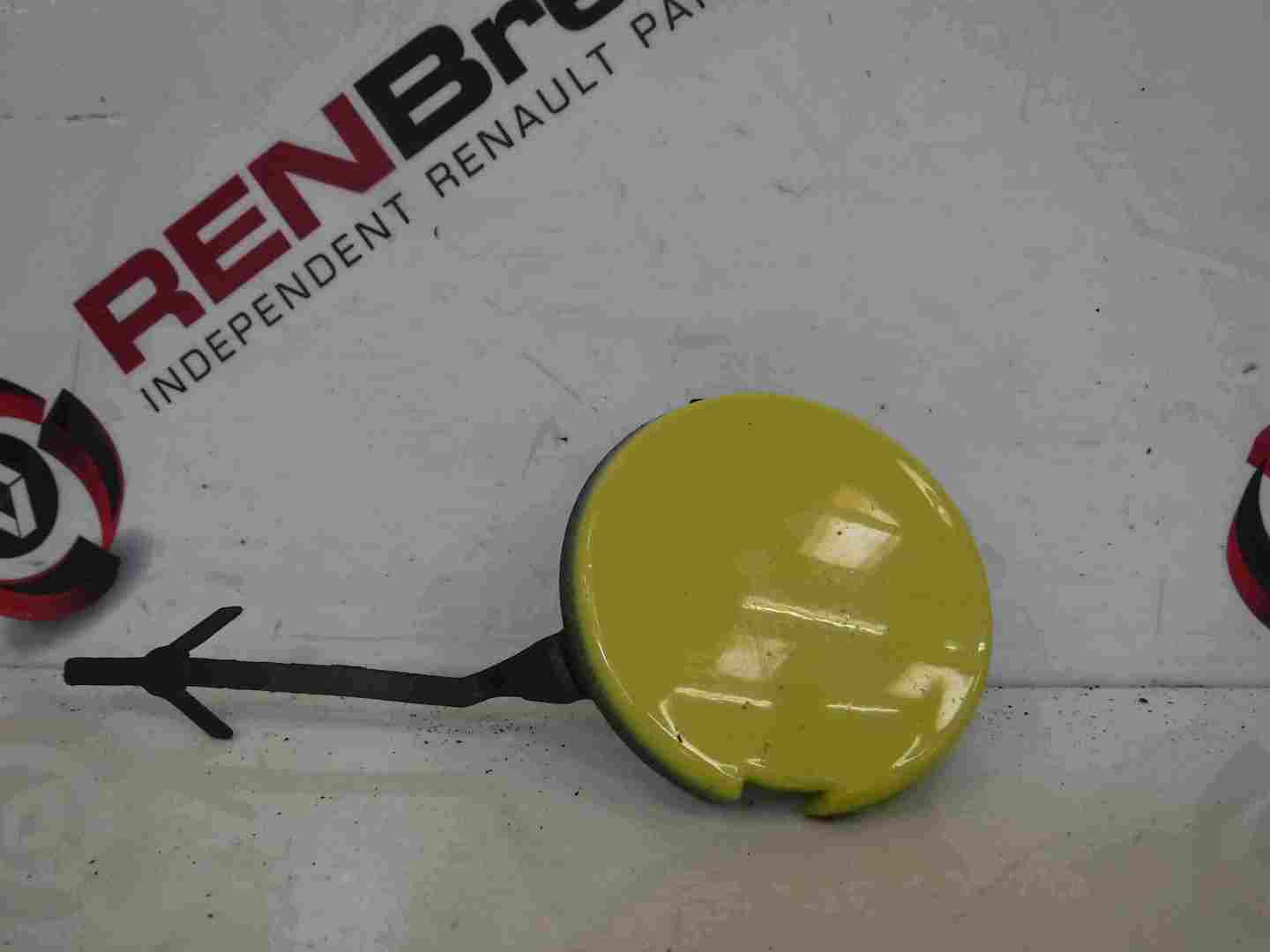 Renault Clio MK4 2013-2019 Front Bumper Towing Eye Cover Yellow OVENW