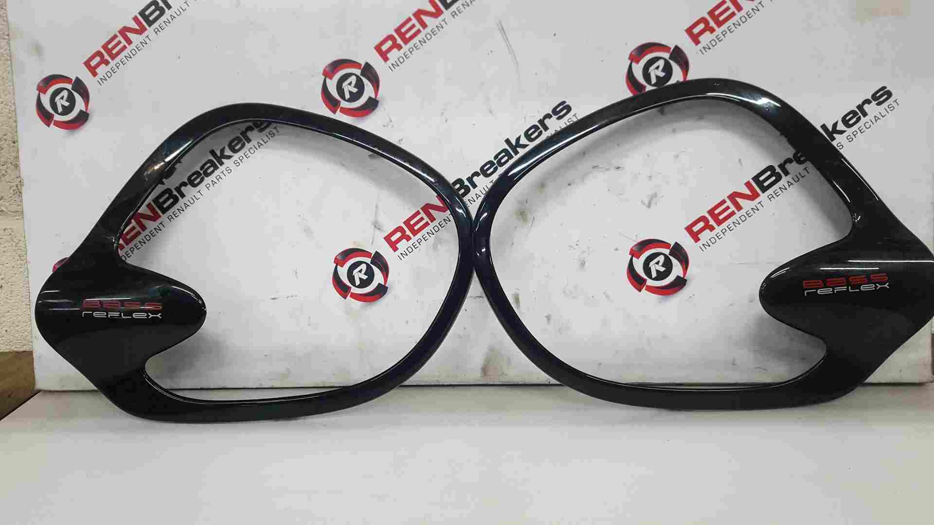 Renault Clio MK4 2013-2019 Front Speaker Surround Pair Black Chrome