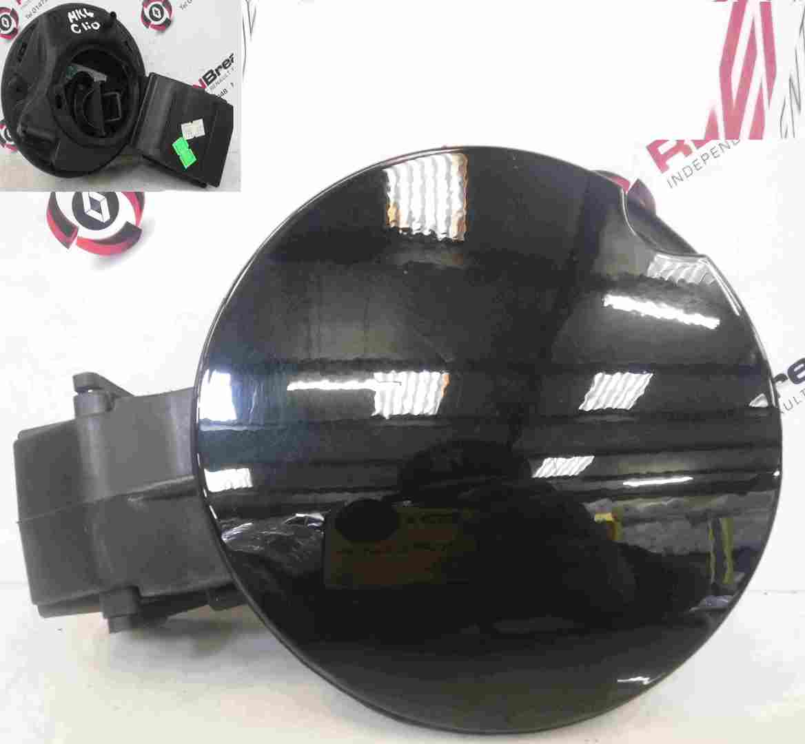 Renault Clio MK4 2013-2019 Fuel Flap Cover Black 676 + Backing