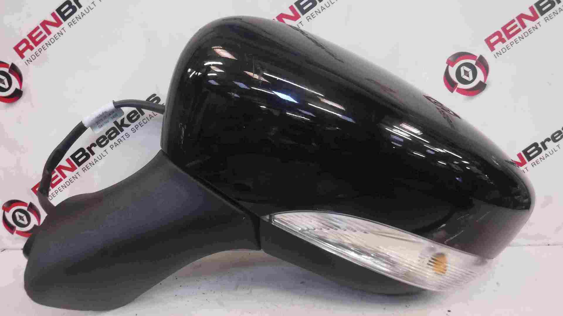 Renault Clio MK4 2013-2019 Passenger NS Wing Mirror Black 7pin