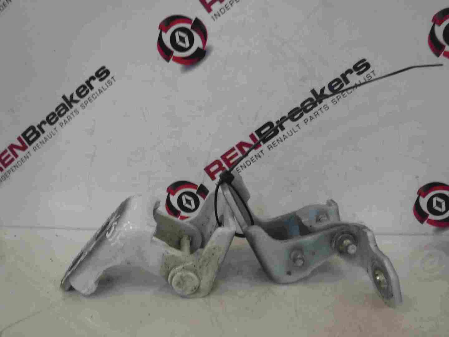 Renault Clio MK4 2013-2019 Passenger NSF Front Door Hinges White OV369