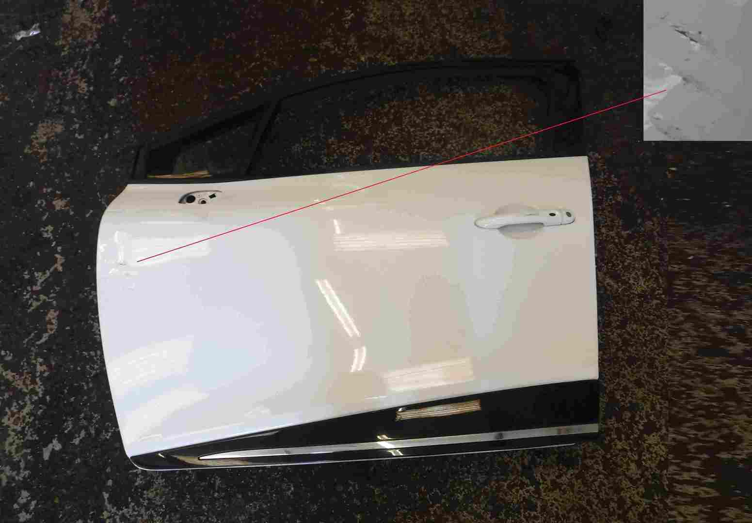 Renault Clio MK4 2013-2019 Passenger NSF Front Door White OV369