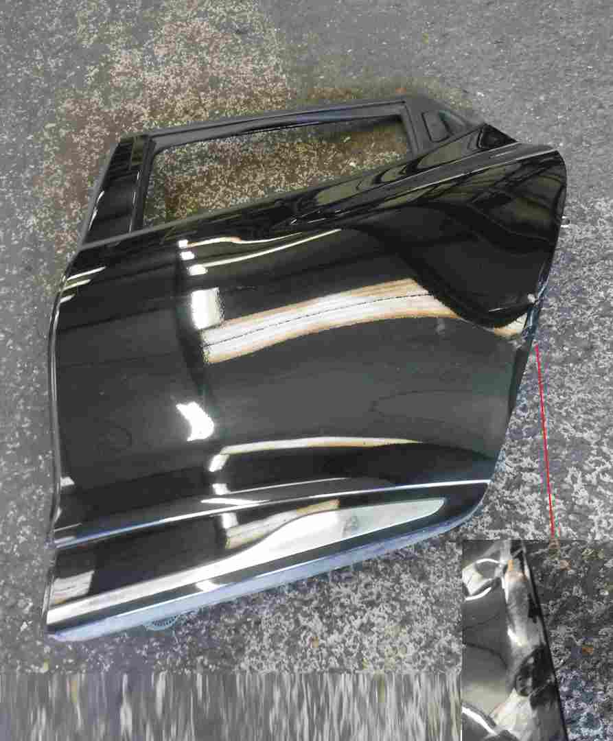 Renault Clio MK4 2013-2019 Passenger NSR Rear Door Black TEGNE