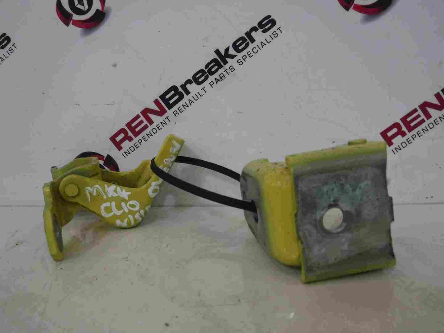 Renault Clio MK4 2013-2019 Passenger NSR Rear Door Hinges Yellow OVENW