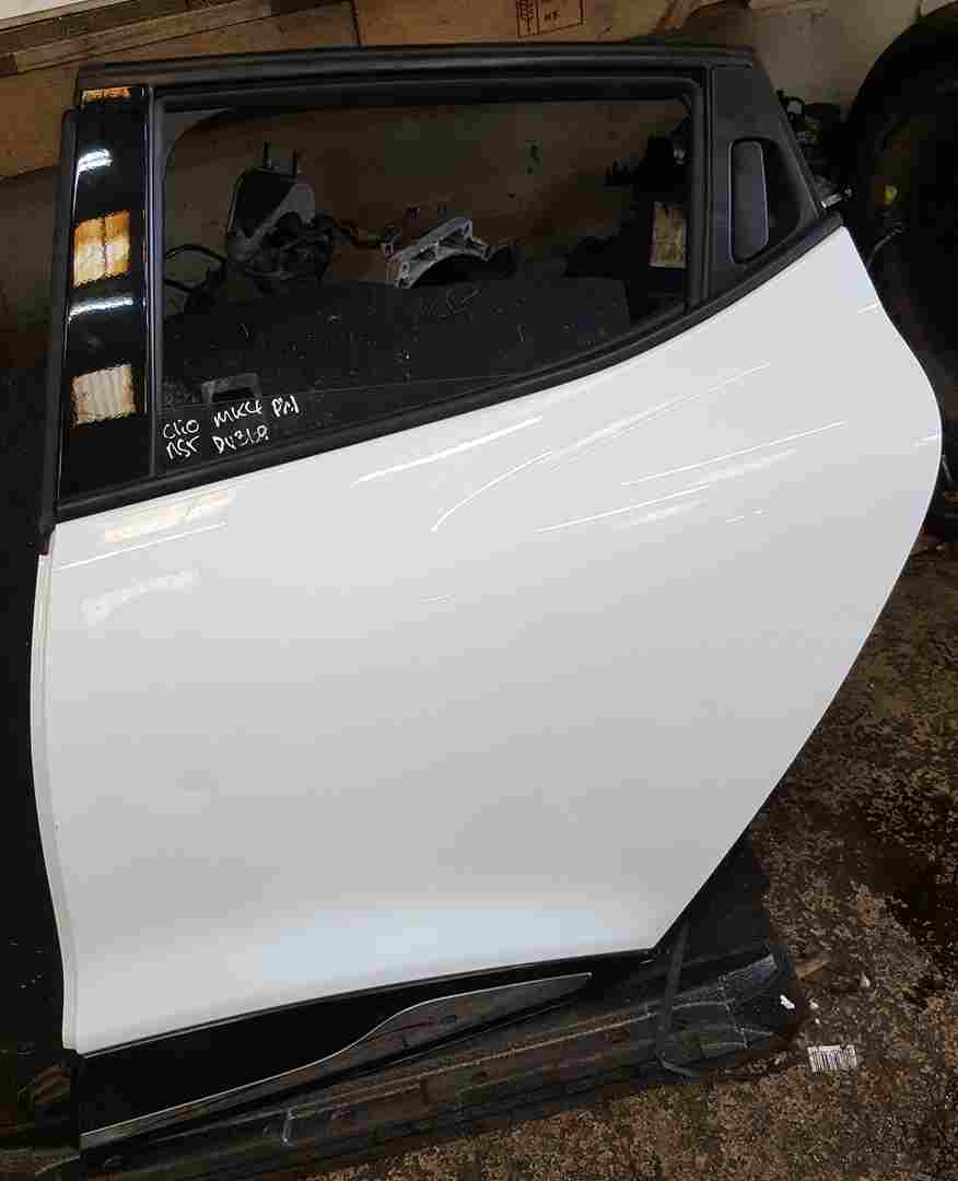 Thumb 2 Renault Clio MK4 2013-2019 Passenger NSR Rear Door White Ov369 Dent