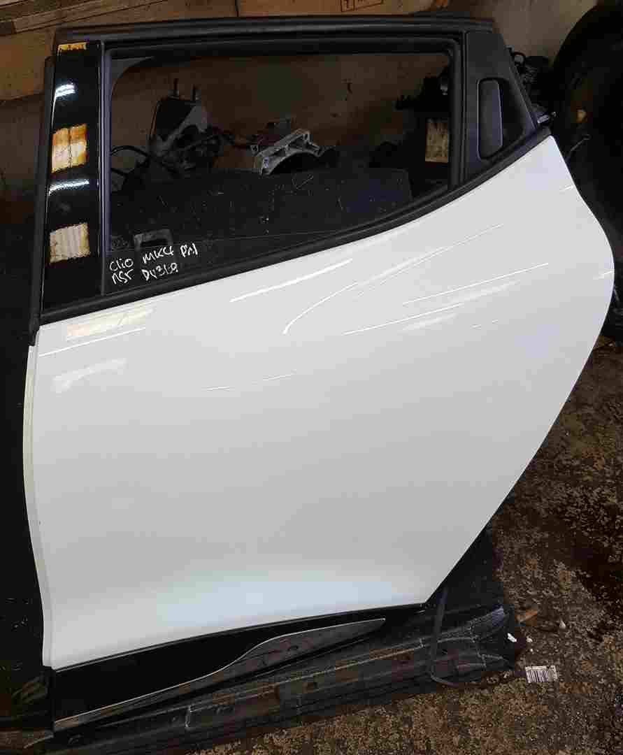 Thumb 3 Renault Clio MK4 2013-2019 Passenger NSR Rear Door White Ov369 Dent